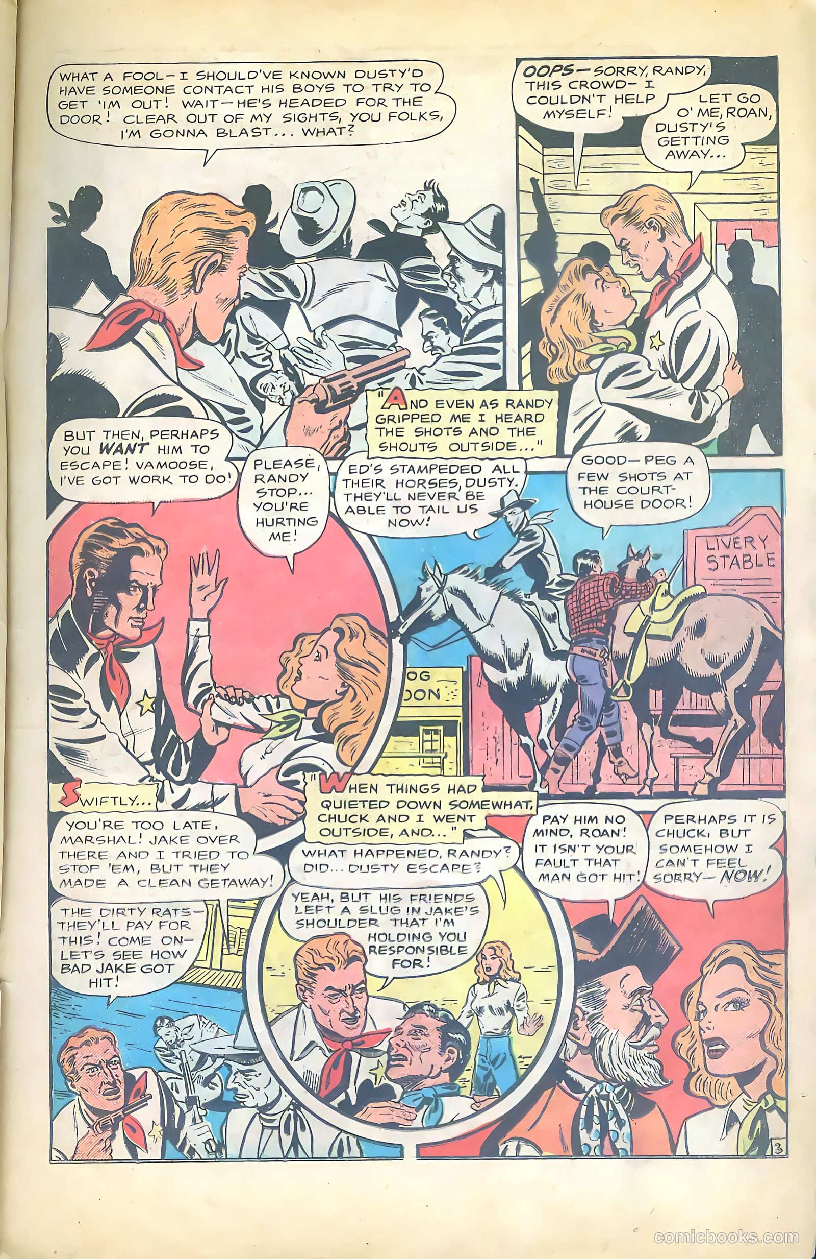 Cowgirl Romances #2 (1950, Love Romances Pub. Co., Inc.) — page 28 of 51