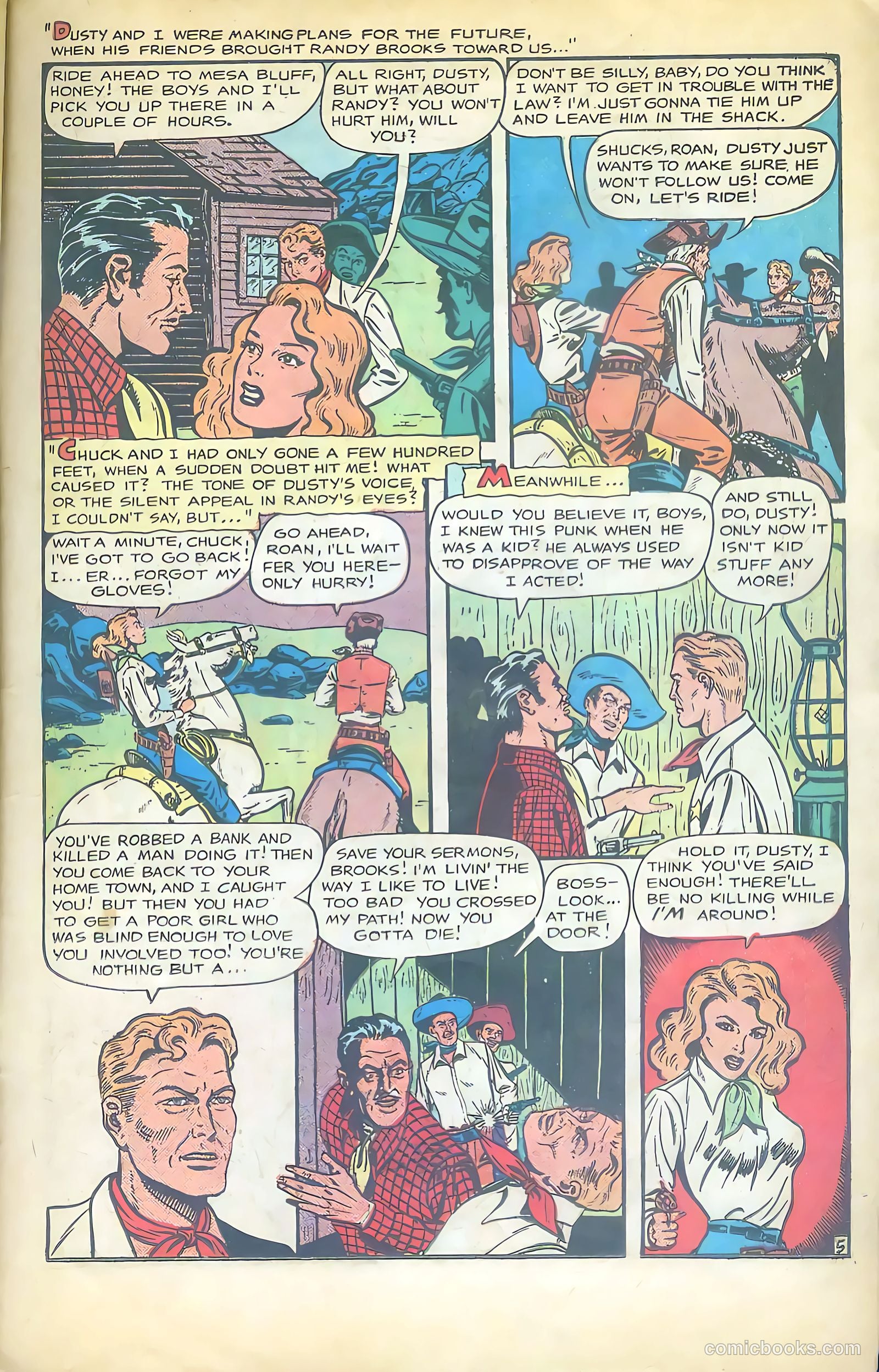 Cowgirl Romances #2 (1950, Love Romances Pub. Co., Inc.) — page 30 of 51