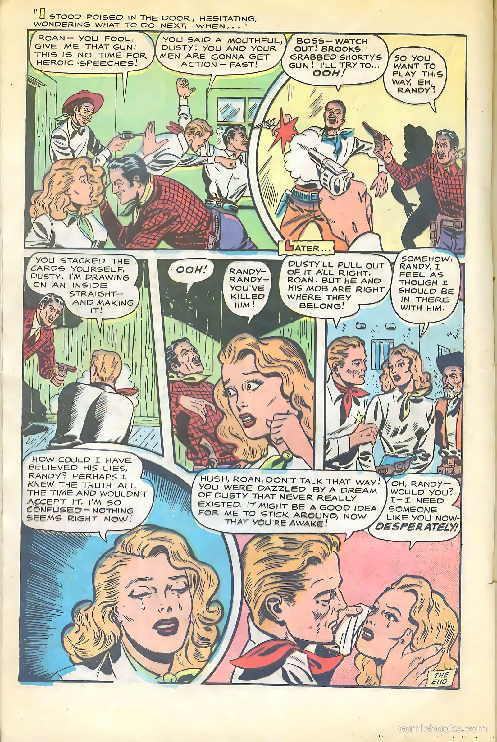 Cowgirl Romances #2 (1950, Love Romances Pub. Co., Inc.) — page 31 of 51