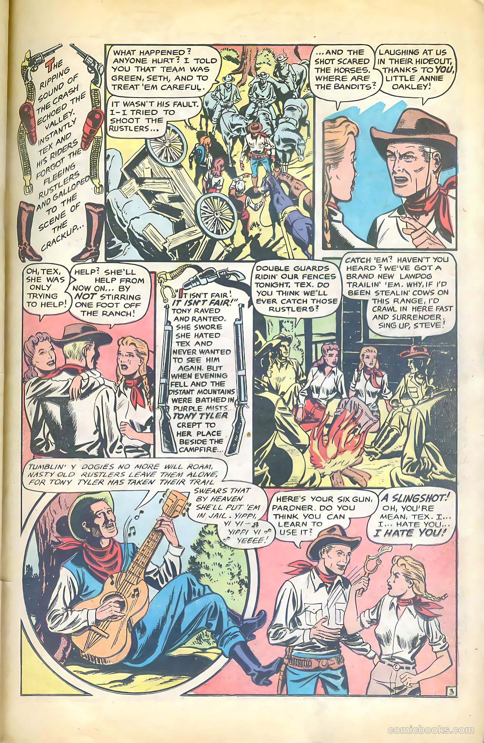 Cowgirl Romances #2 (1950, Love Romances Pub. Co., Inc.) — page 34 of 51