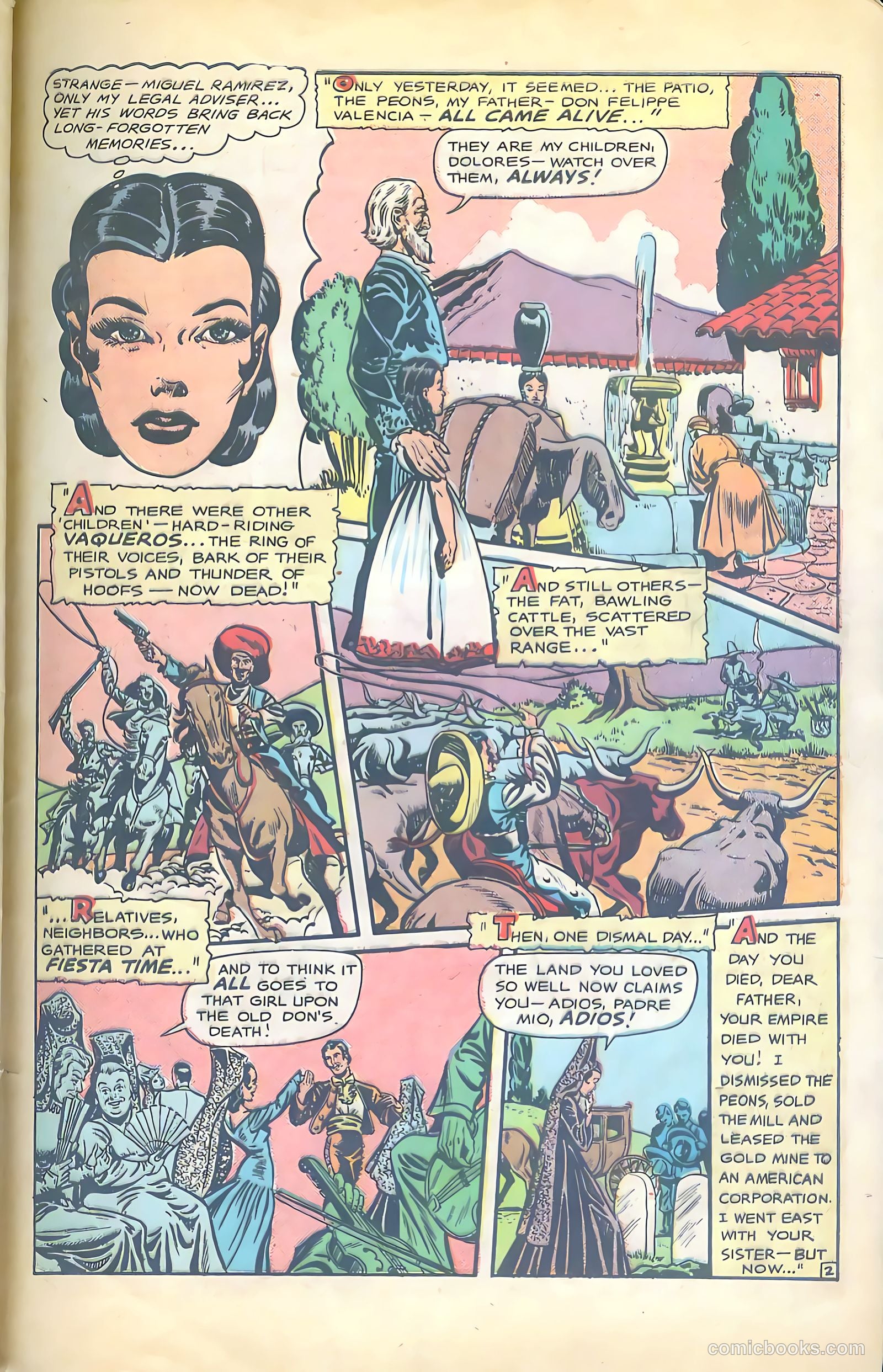 Cowgirl Romances #2 (1950, Love Romances Pub. Co., Inc.) — page 40 of 51