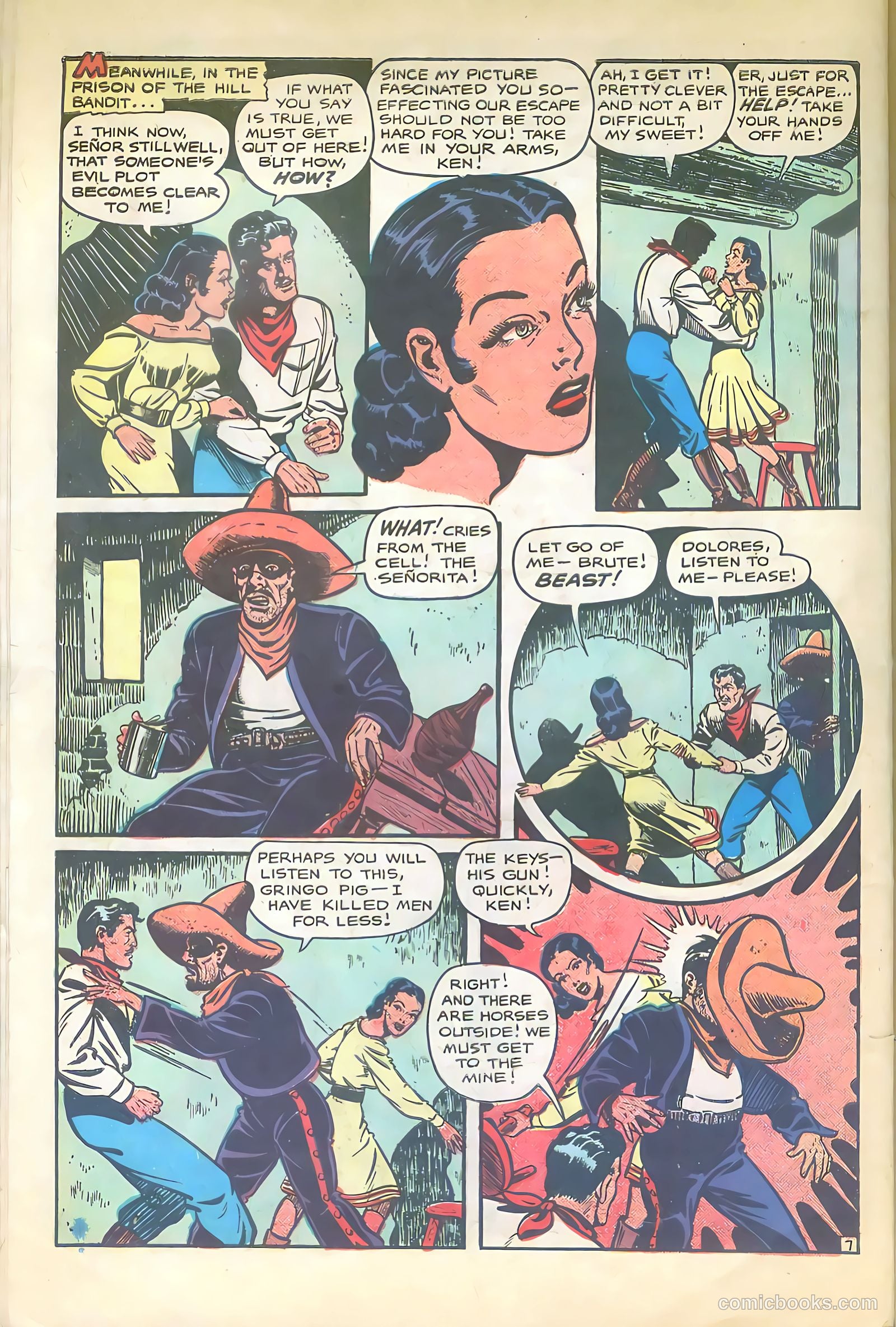 Cowgirl Romances #2 (1950, Love Romances Pub. Co., Inc.) — page 45 of 51