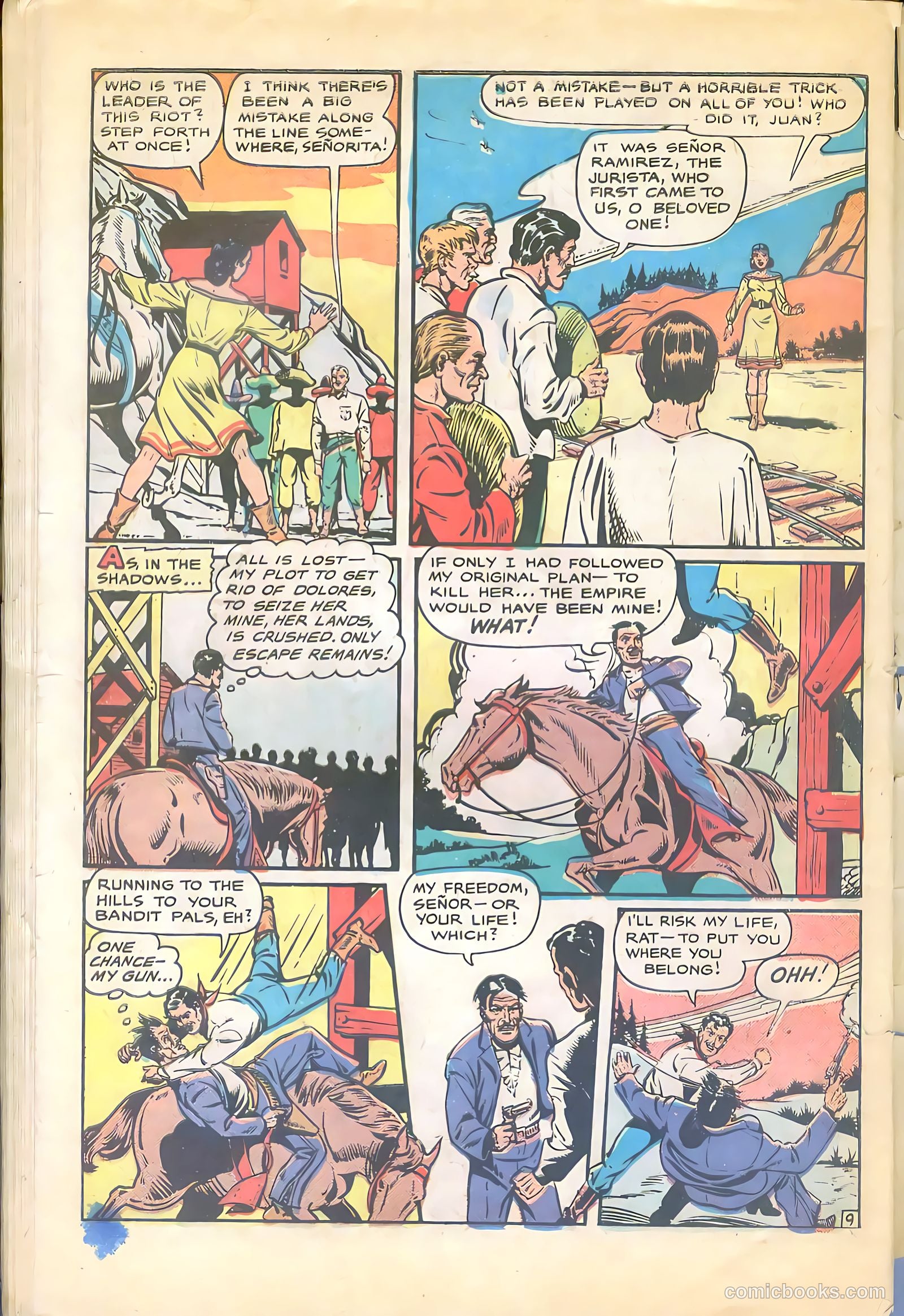 Cowgirl Romances #2 (1950, Love Romances Pub. Co., Inc.) — page 47 of 51