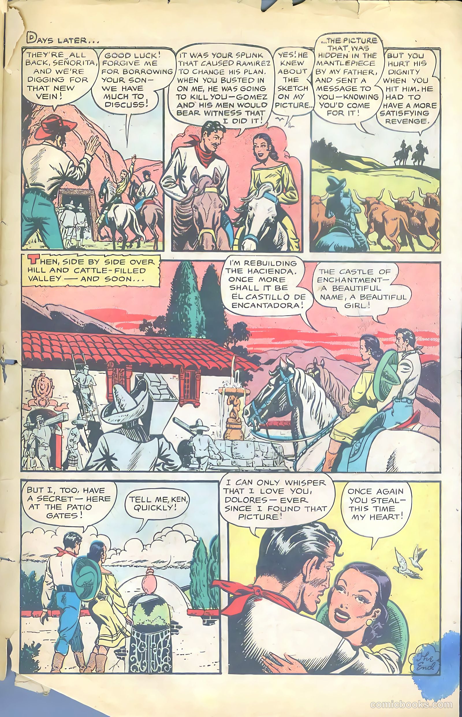 Cowgirl Romances #2 (1950, Love Romances Pub. Co., Inc.) — page 48 of 51