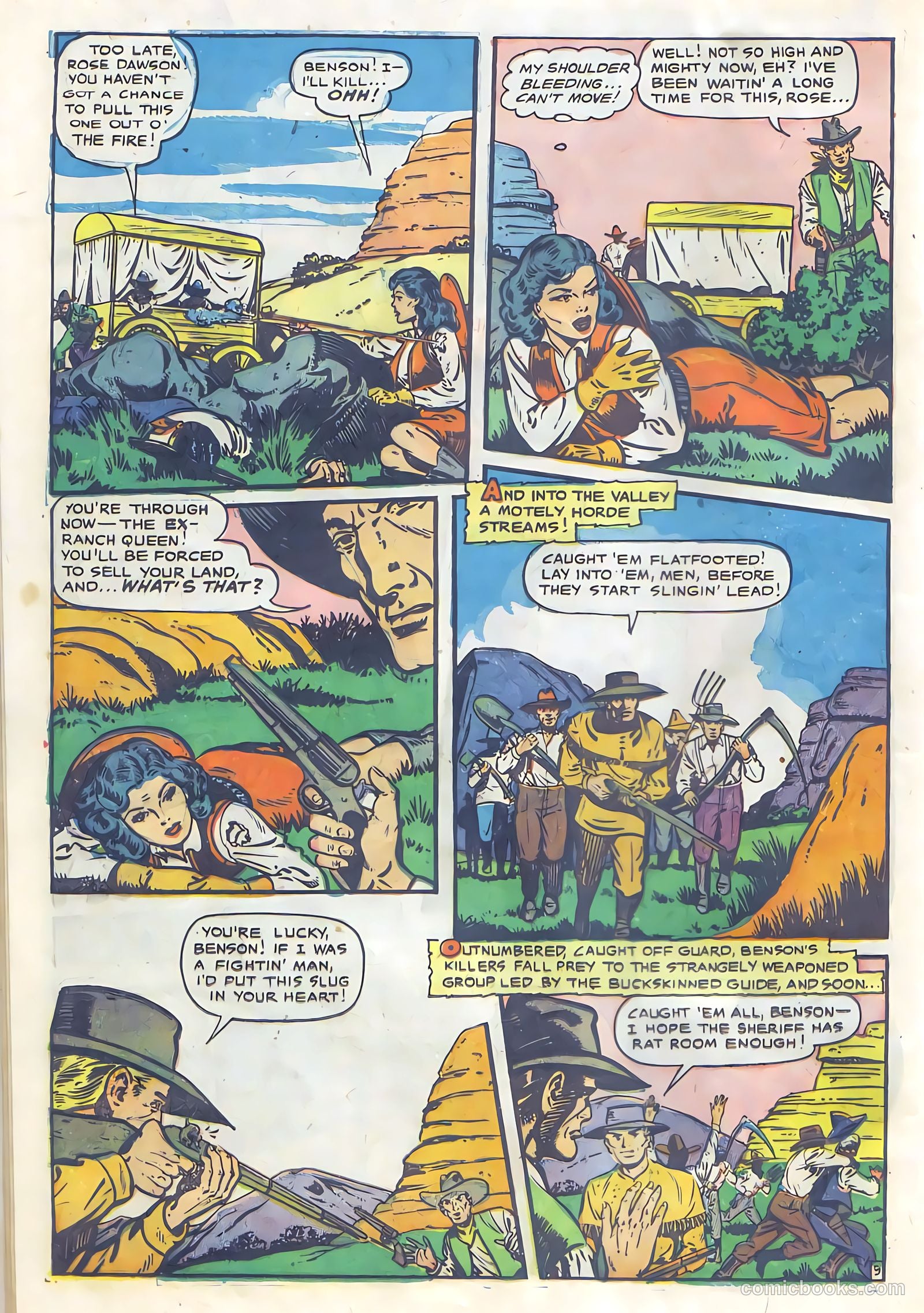 Cowgirl Romances #6 (1951, Fiction House) — page 12 of 36