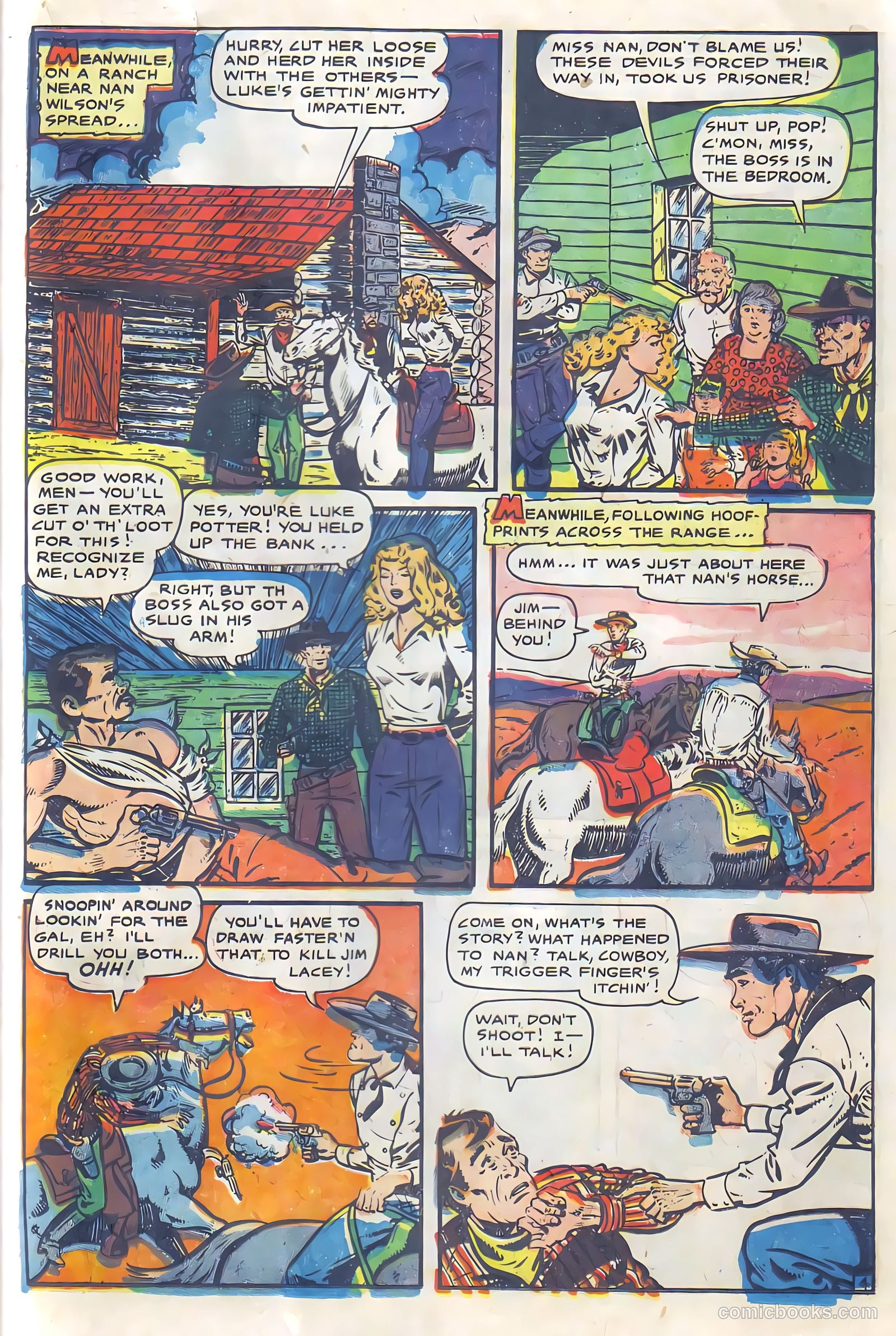 Cowgirl Romances #6 (1951, Fiction House) — page 23 of 36