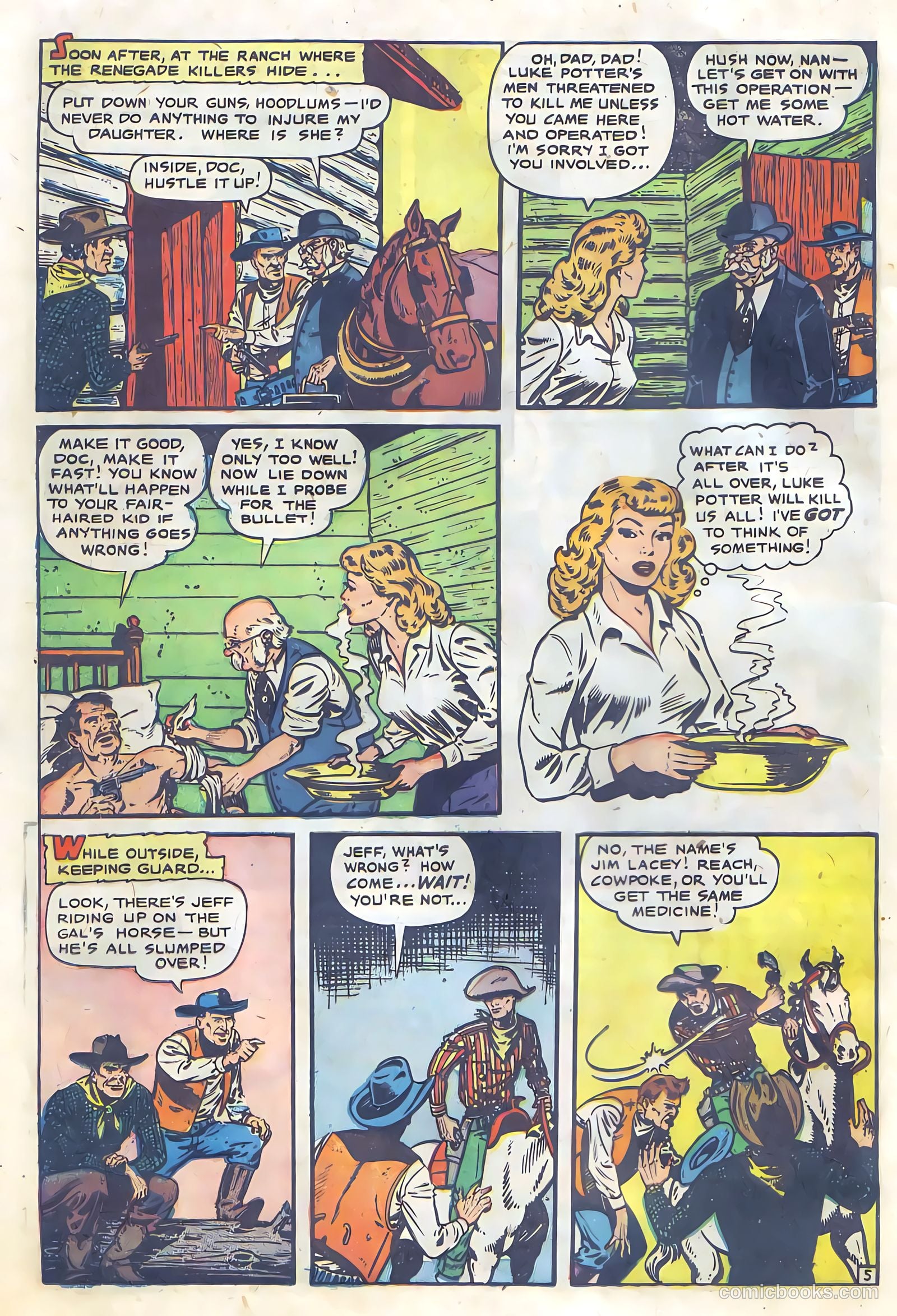Cowgirl Romances #6 (1951, Fiction House) — page 24 of 36