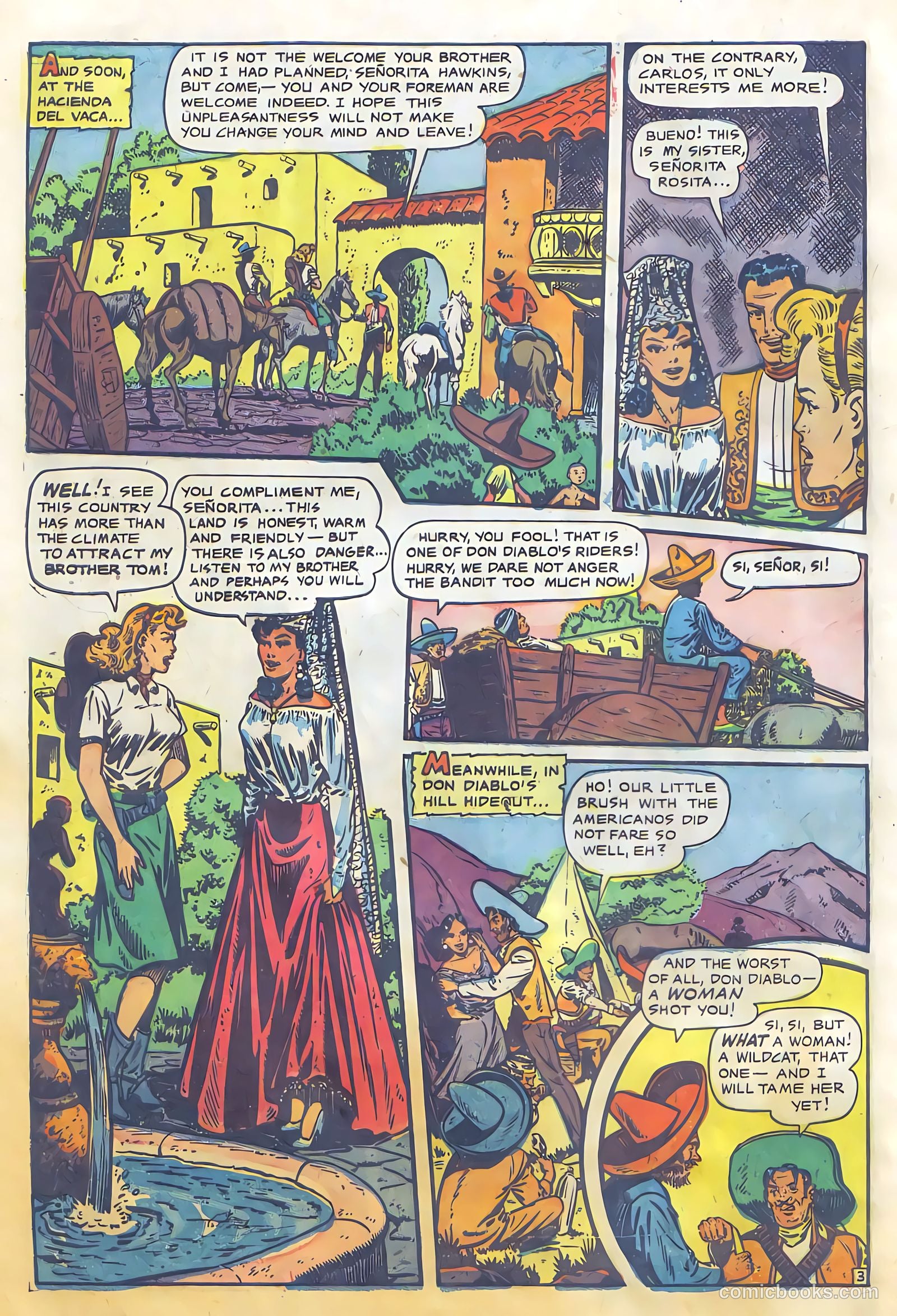 Cowgirl Romances #6 (1951, Fiction House) — page 28 of 36