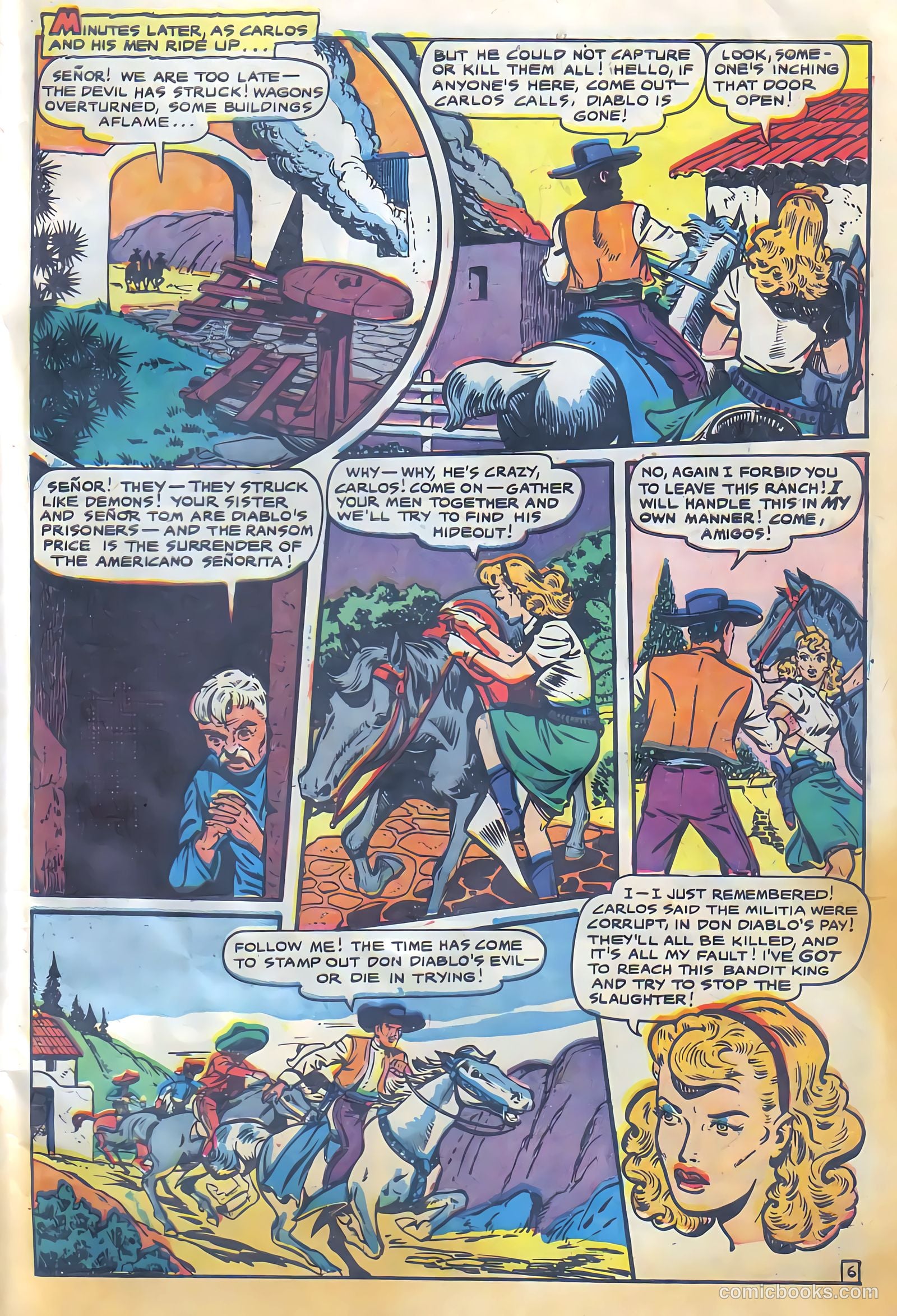 Cowgirl Romances #6 (1951, Fiction House) — page 31 of 36