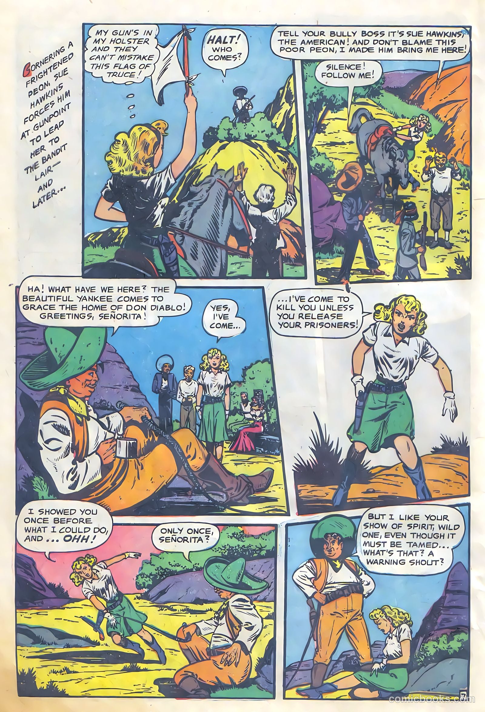 Cowgirl Romances #6 (1951, Fiction House) — page 32 of 36