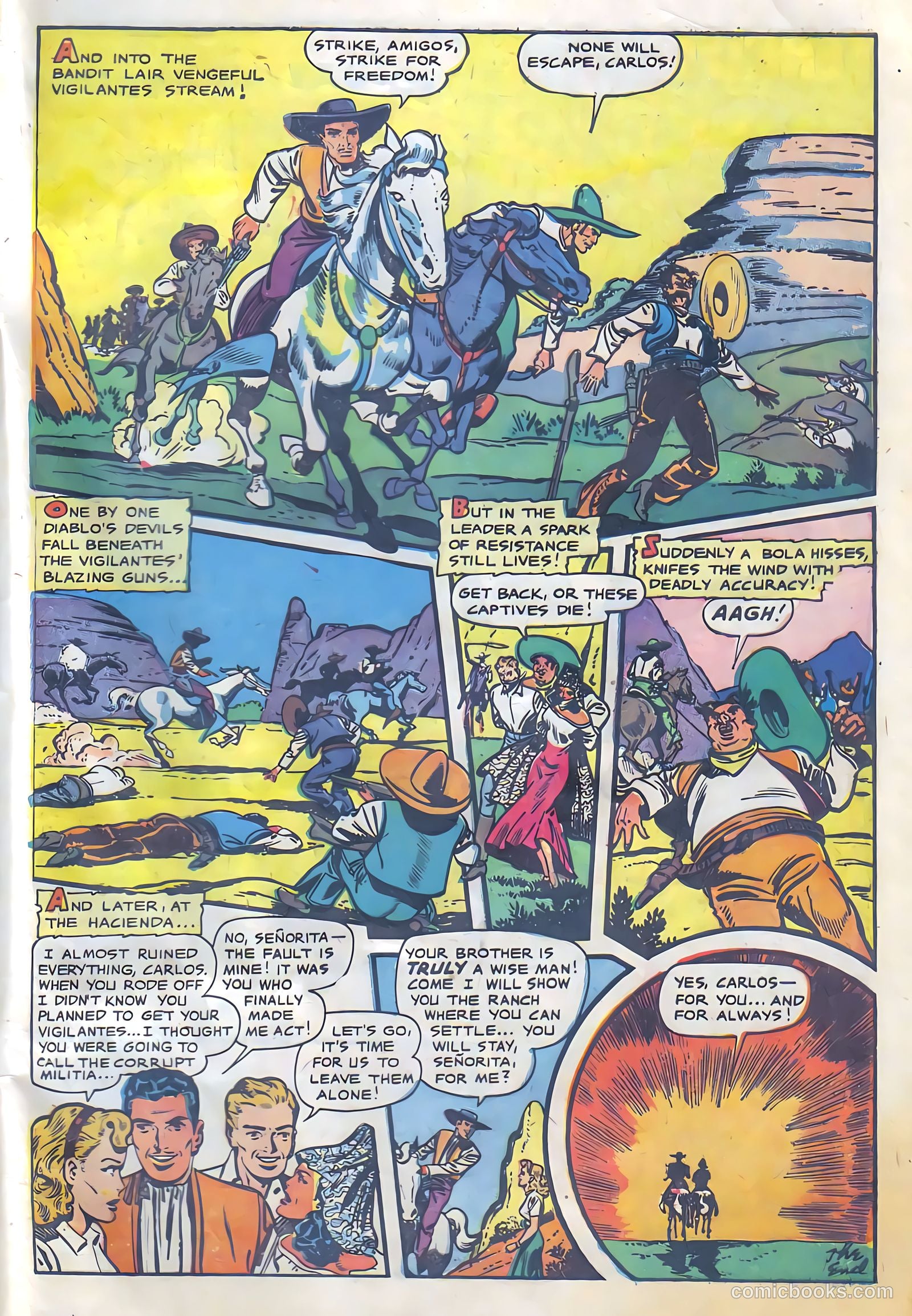 Cowgirl Romances #6 (1951, Fiction House) — page 33 of 36