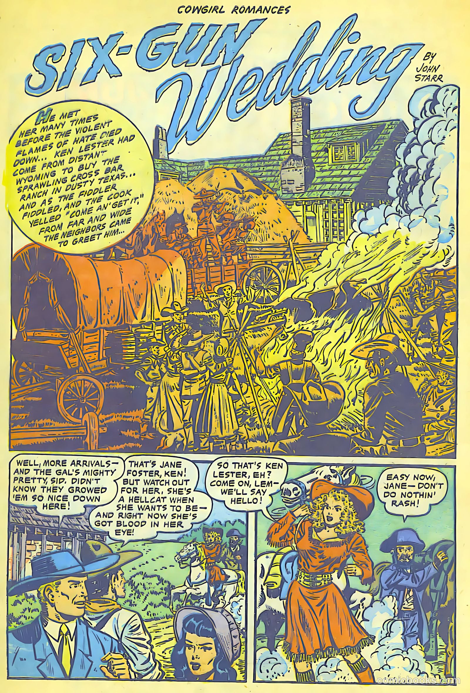 Cowgirl Romances #8 (1952) — page 4 of 36
