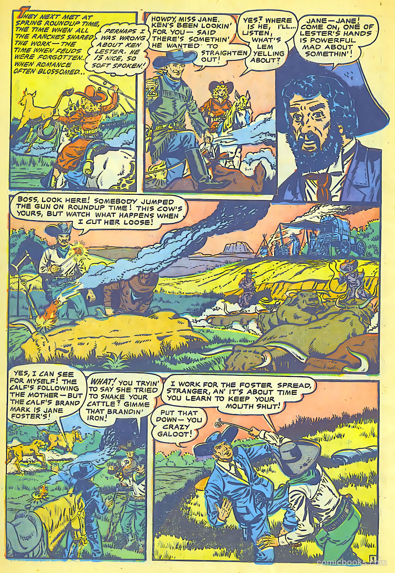 Cowgirl Romances #8 (1952) — page 6 of 36