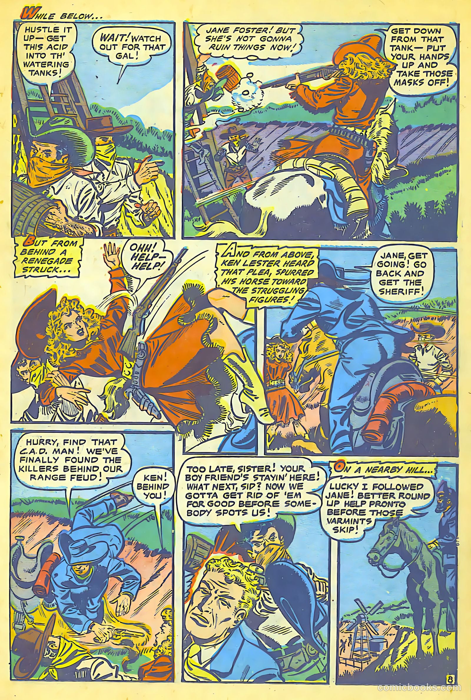 Cowgirl Romances #8 (1952) — page 11 of 36