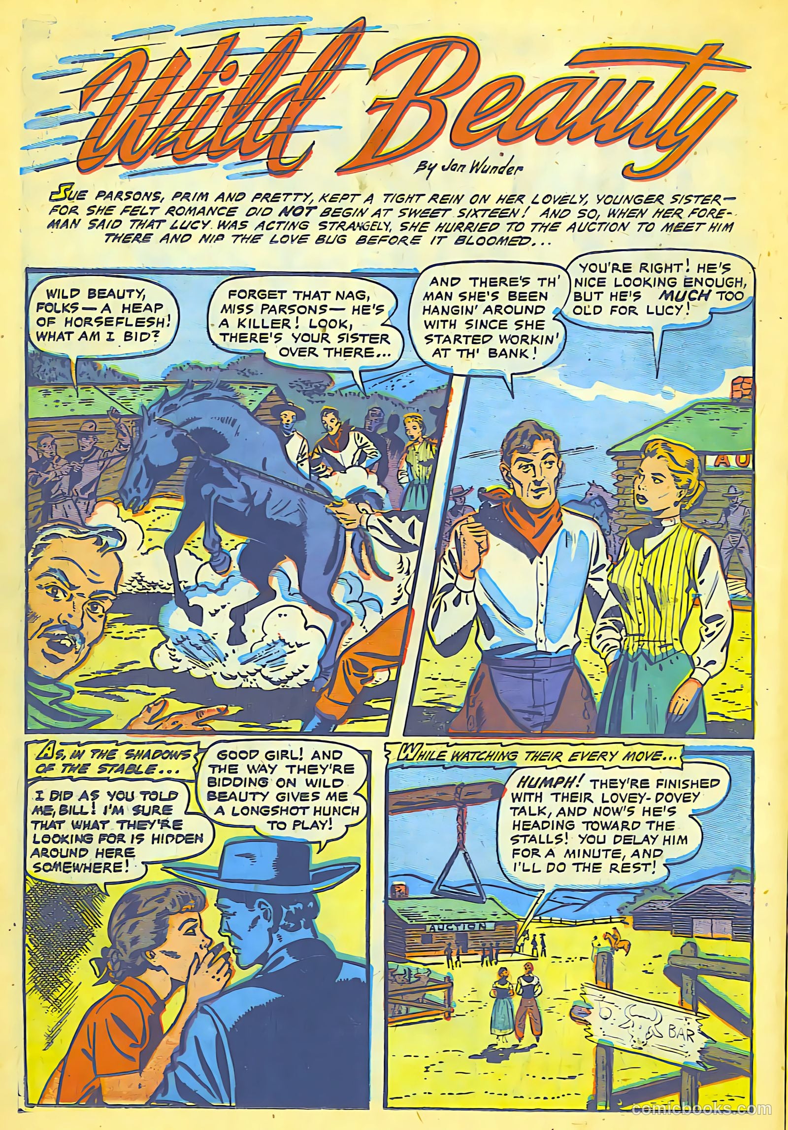 Cowgirl Romances #8 (1952) — page 14 of 36