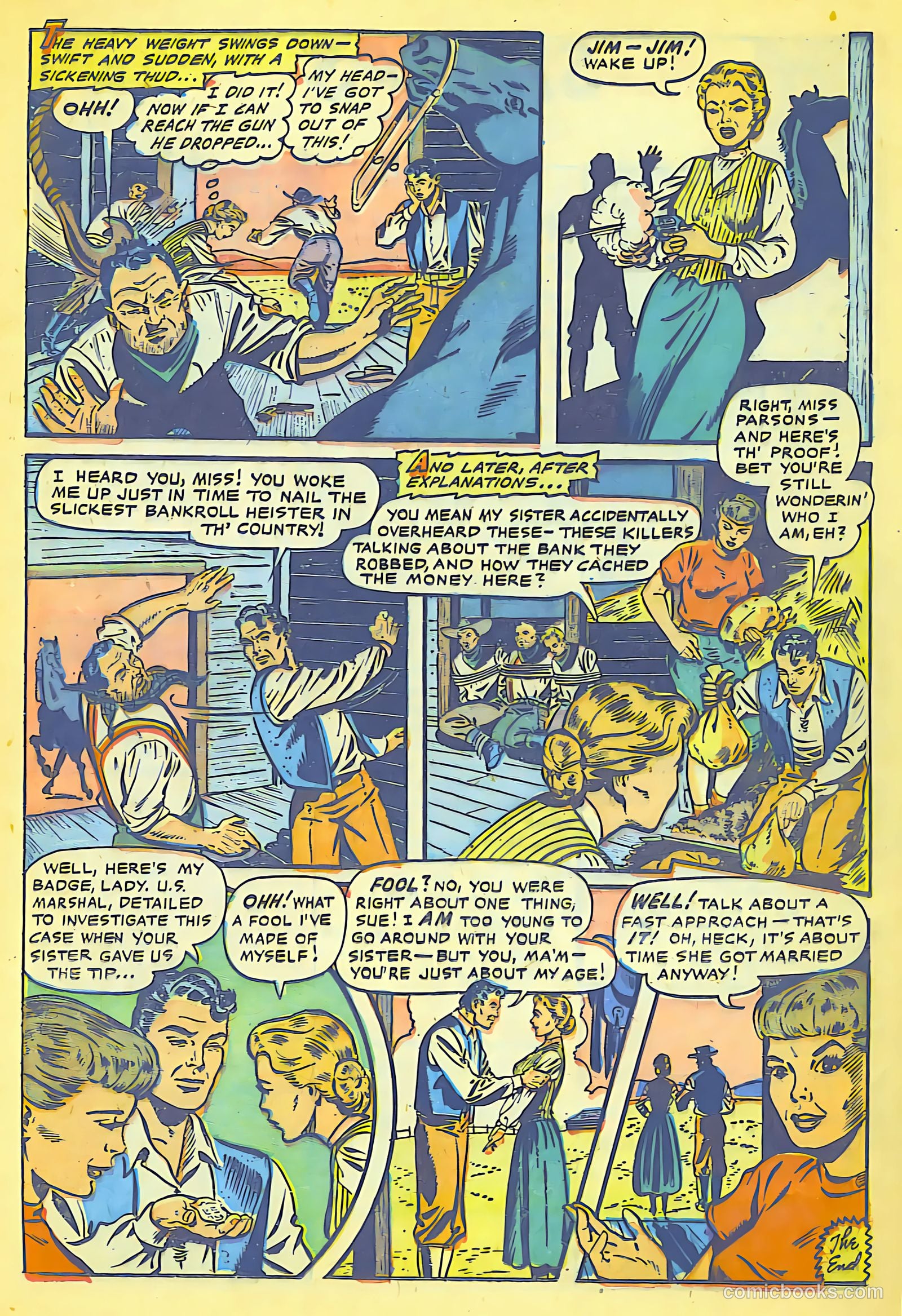 Cowgirl Romances #8 (1952) — page 17 of 36