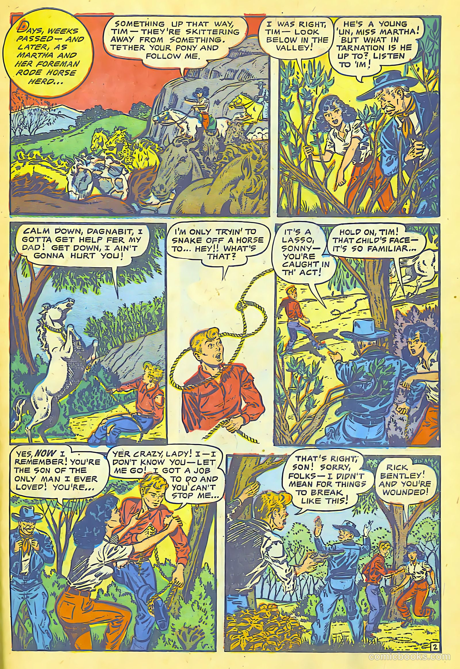 Cowgirl Romances #8 (1952) — page 27 of 36