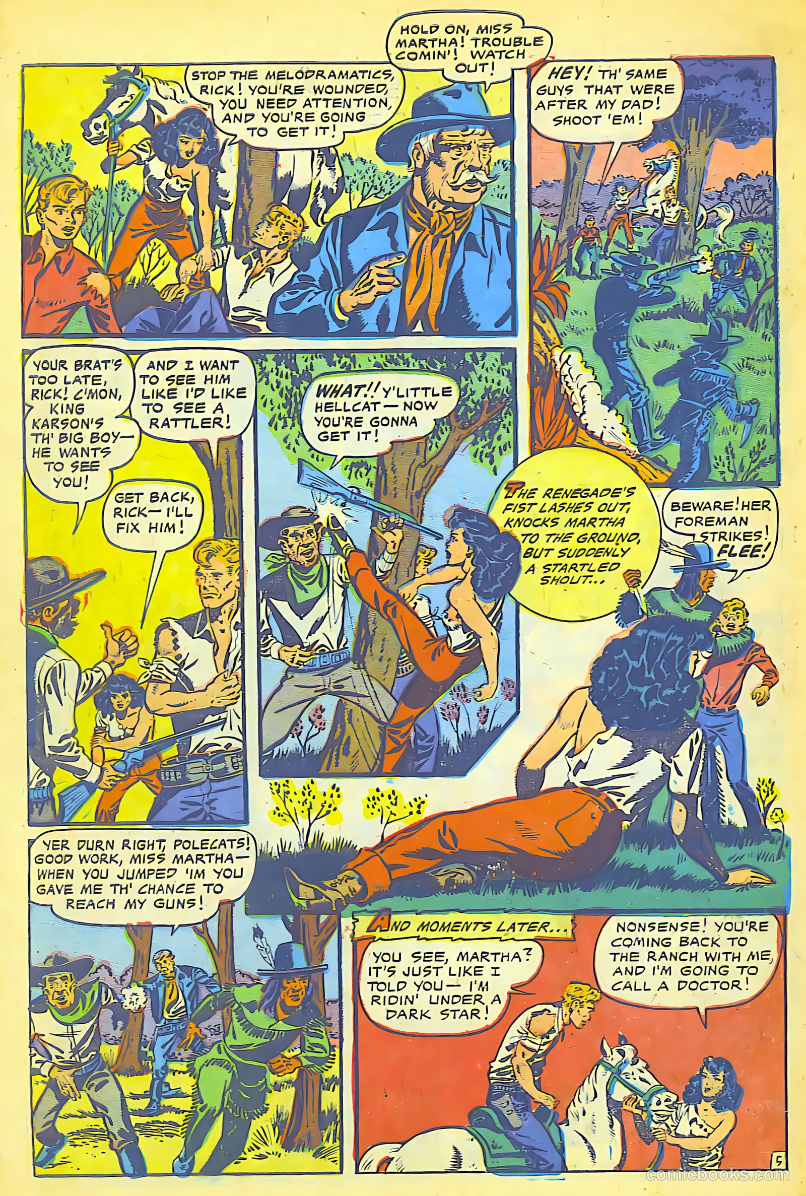 Cowgirl Romances #8 (1952) — page 30 of 36