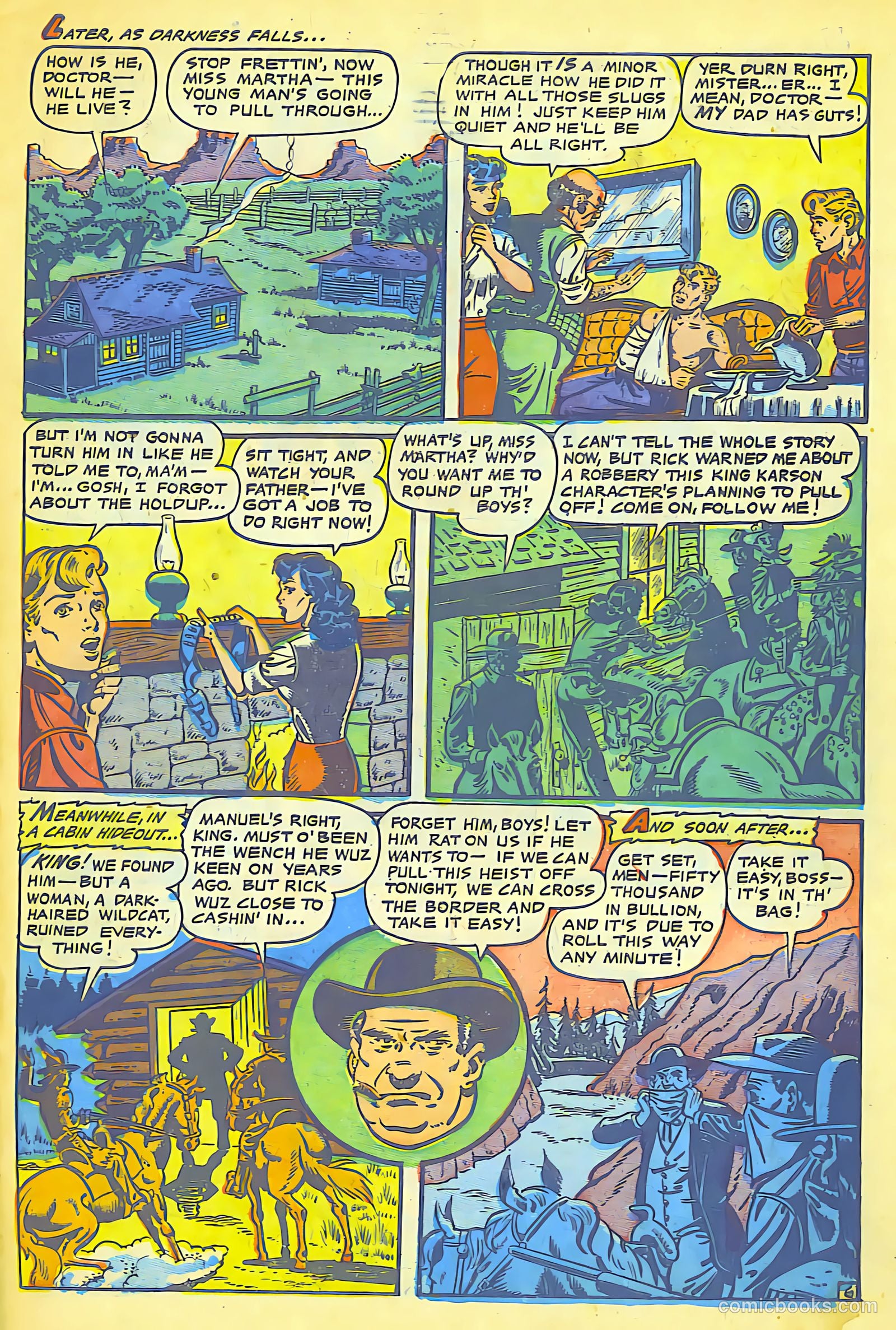 Cowgirl Romances #8 (1952) — page 31 of 36