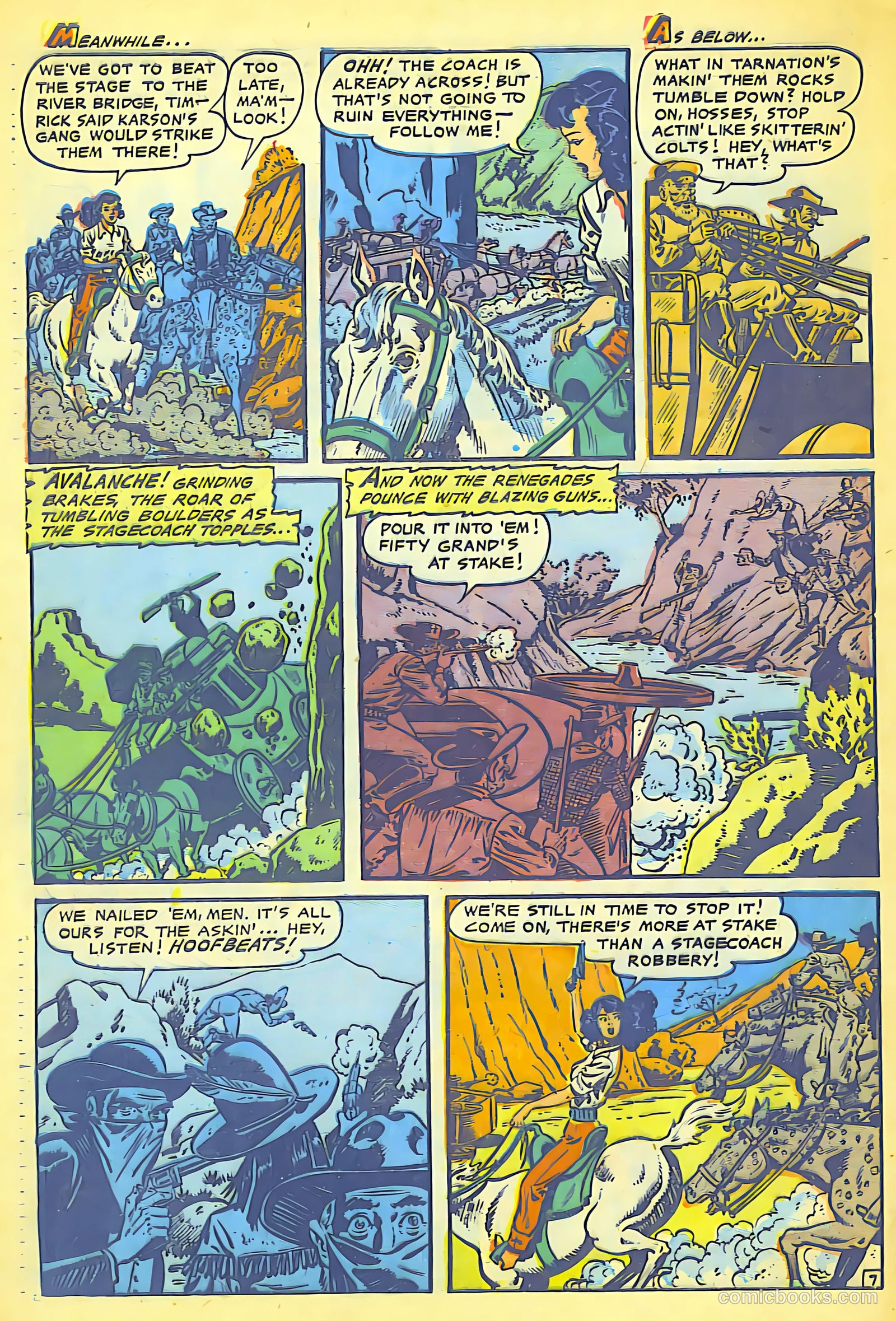 Cowgirl Romances #8 (1952) — page 32 of 36