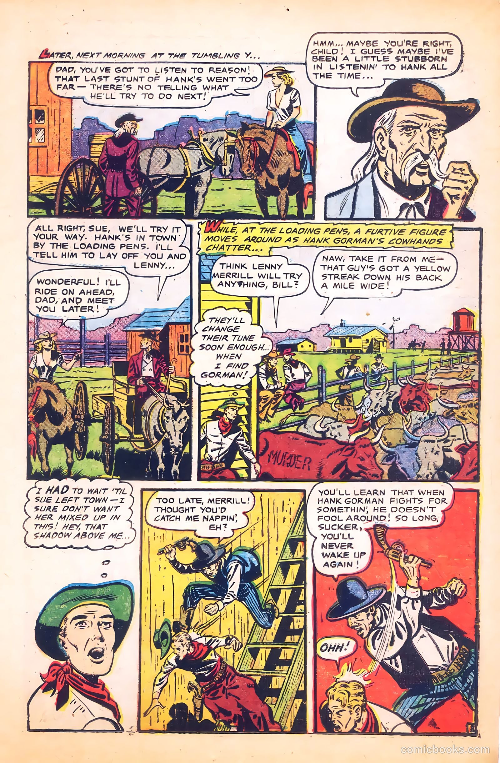 Cowgirl Romances #9 (1951) — page 11 of 36