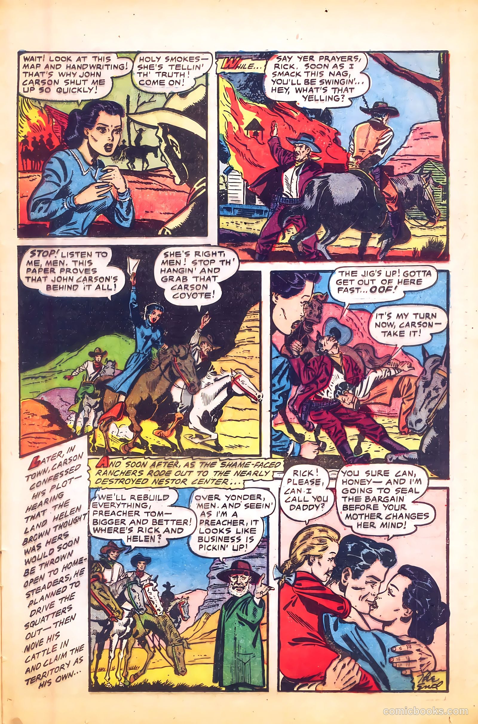 Cowgirl Romances #9 (1951) — page 25 of 36