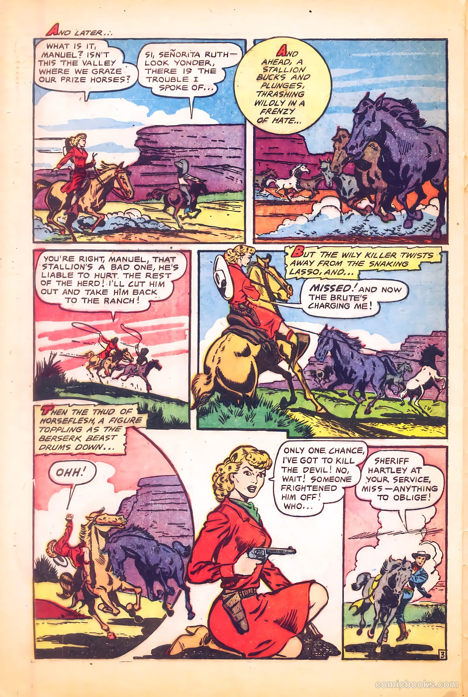 Cowgirl Romances #9 (1951) — page 28 of 36