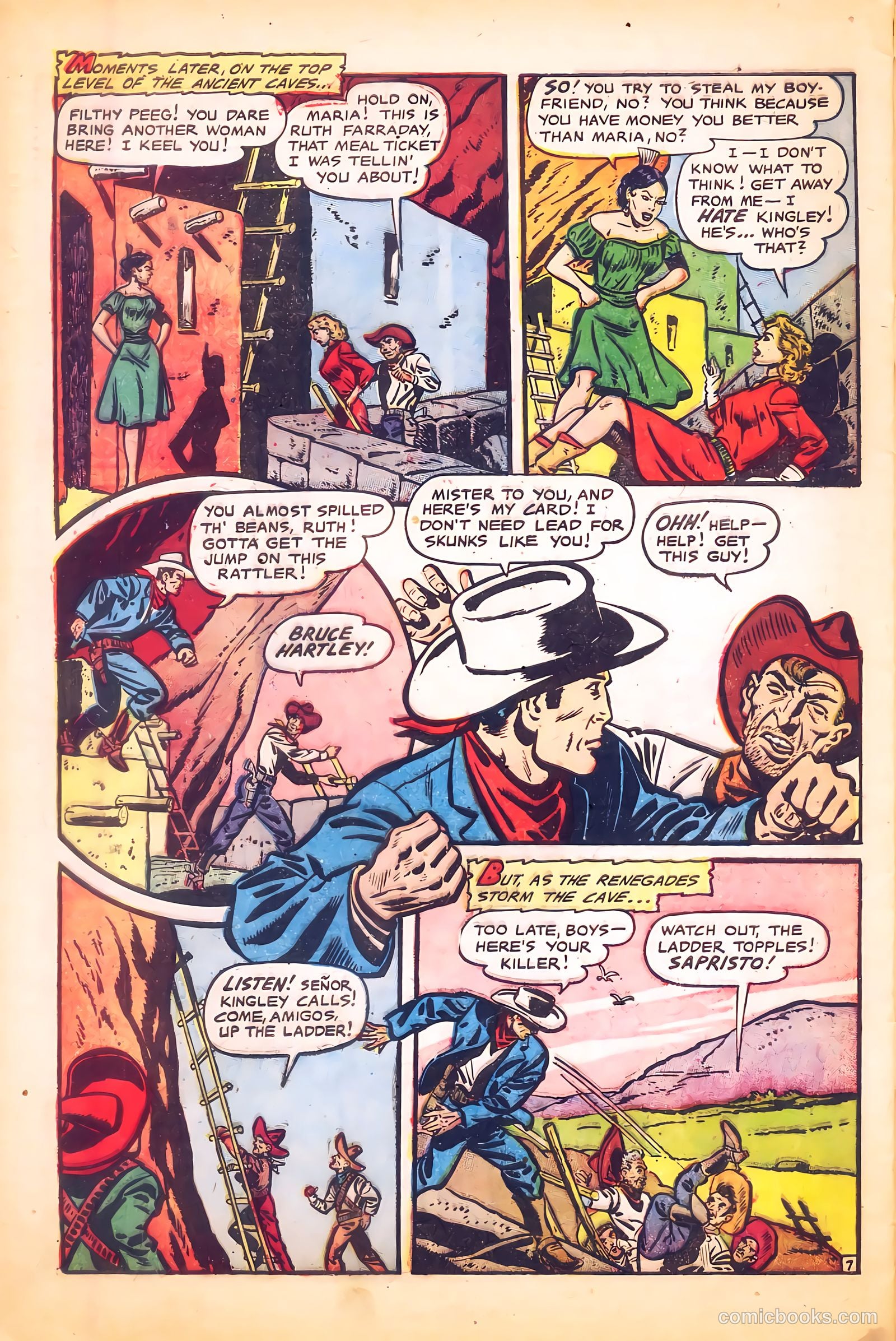 Cowgirl Romances #9 (1951) — page 32 of 36