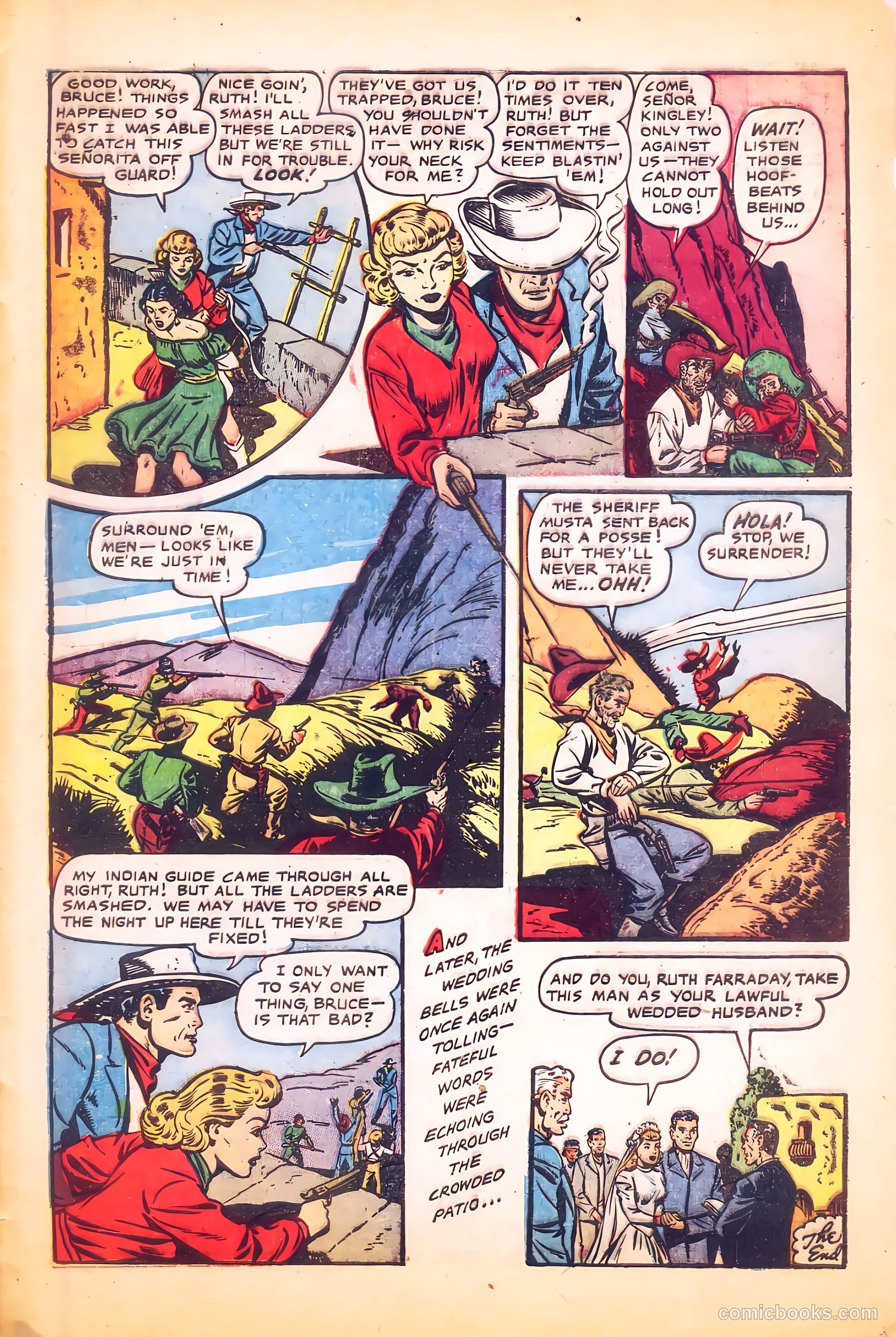 Cowgirl Romances #9 (1951) — page 33 of 36
