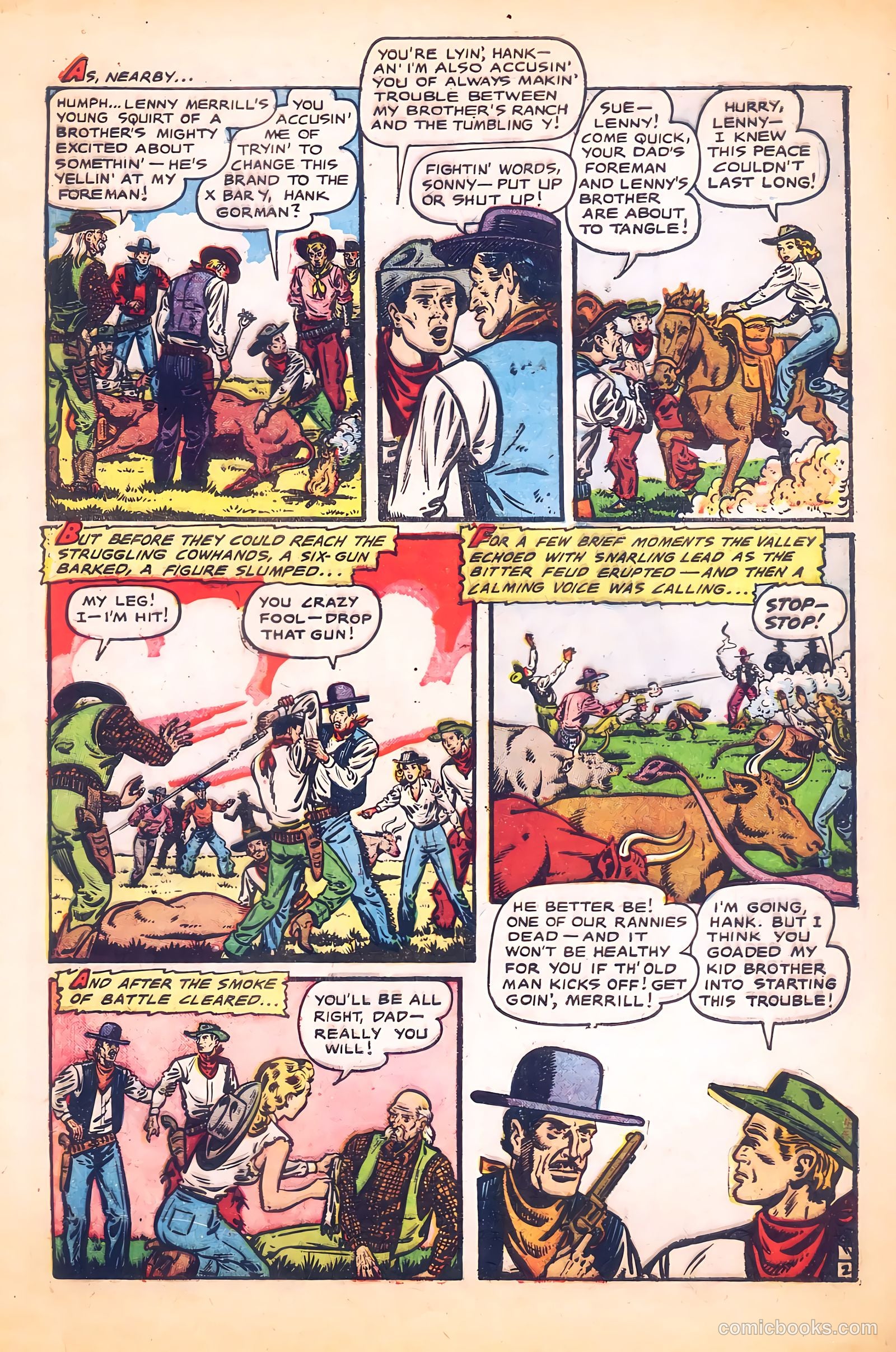 Cowgirl Romances #9 (1952) — page 5 of 36
