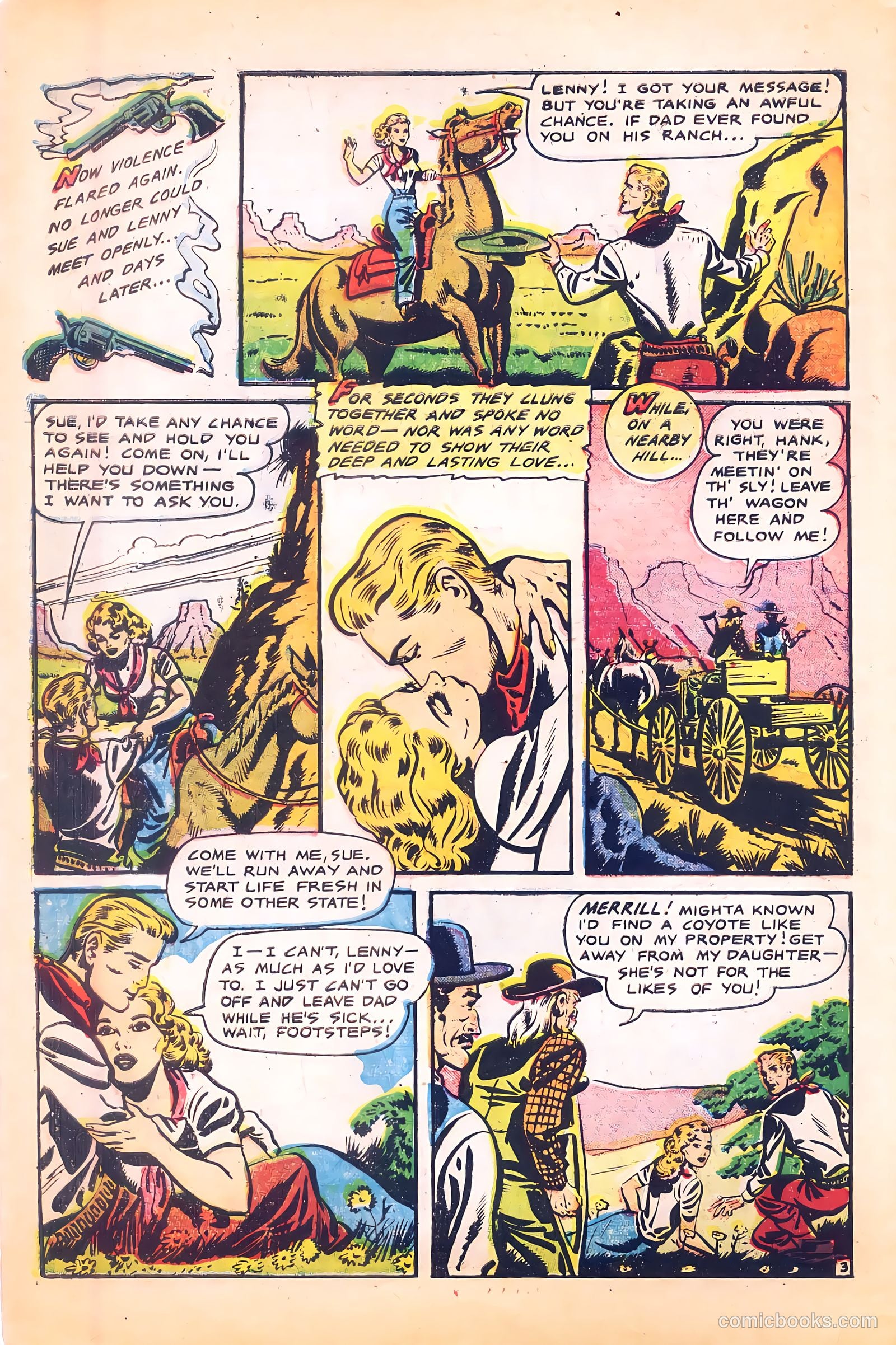 Cowgirl Romances #9 (1952) — page 6 of 36