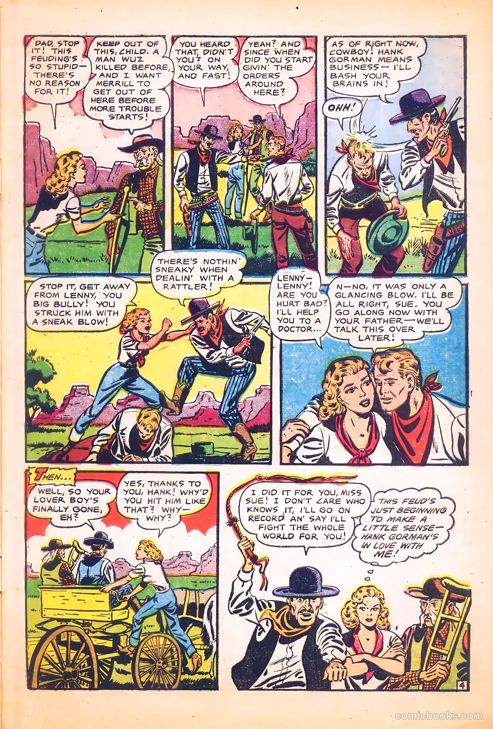 Cowgirl Romances #9 (1952) — page 7 of 36