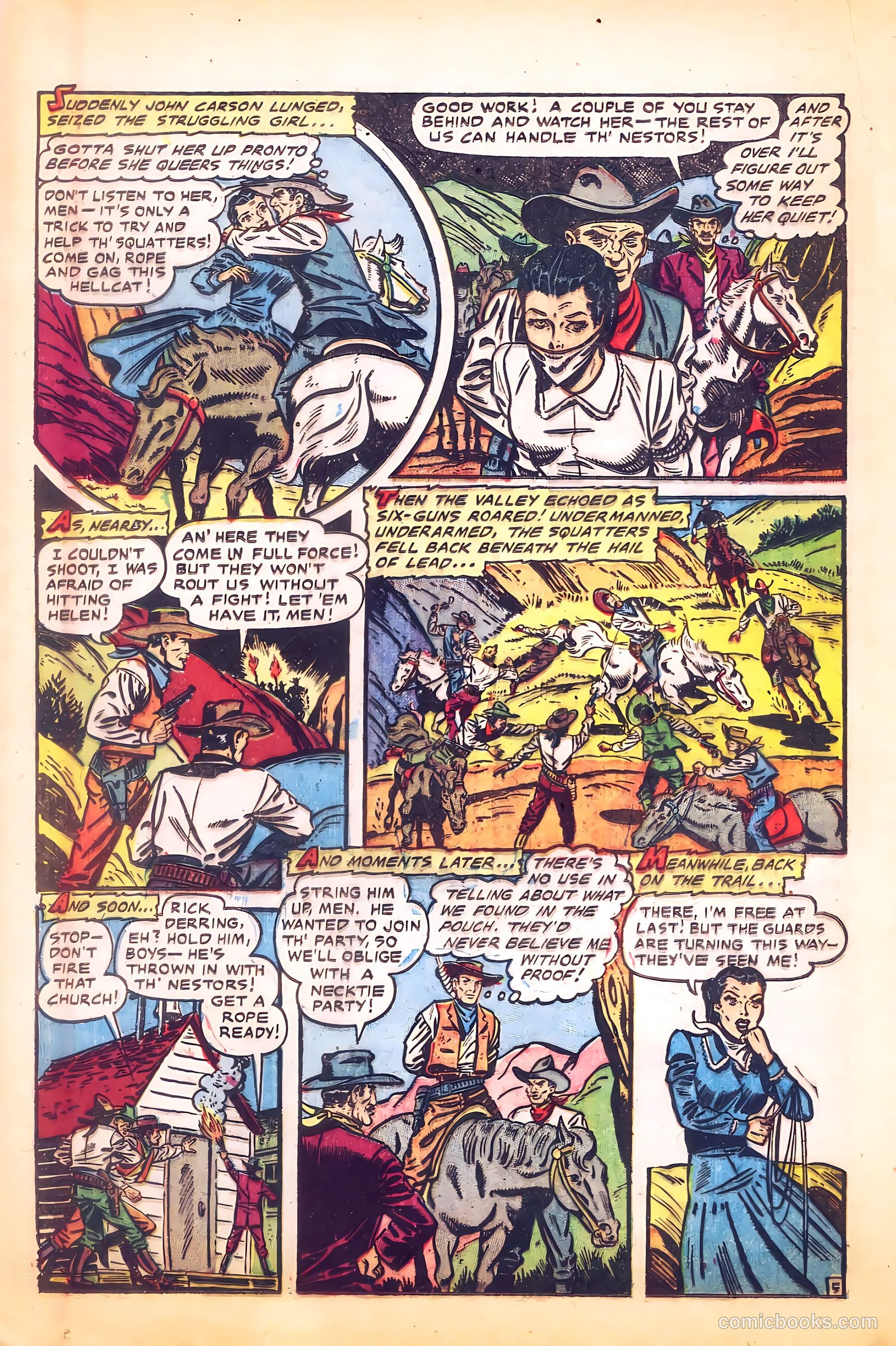 Cowgirl Romances #9 (1952) — page 24 of 36