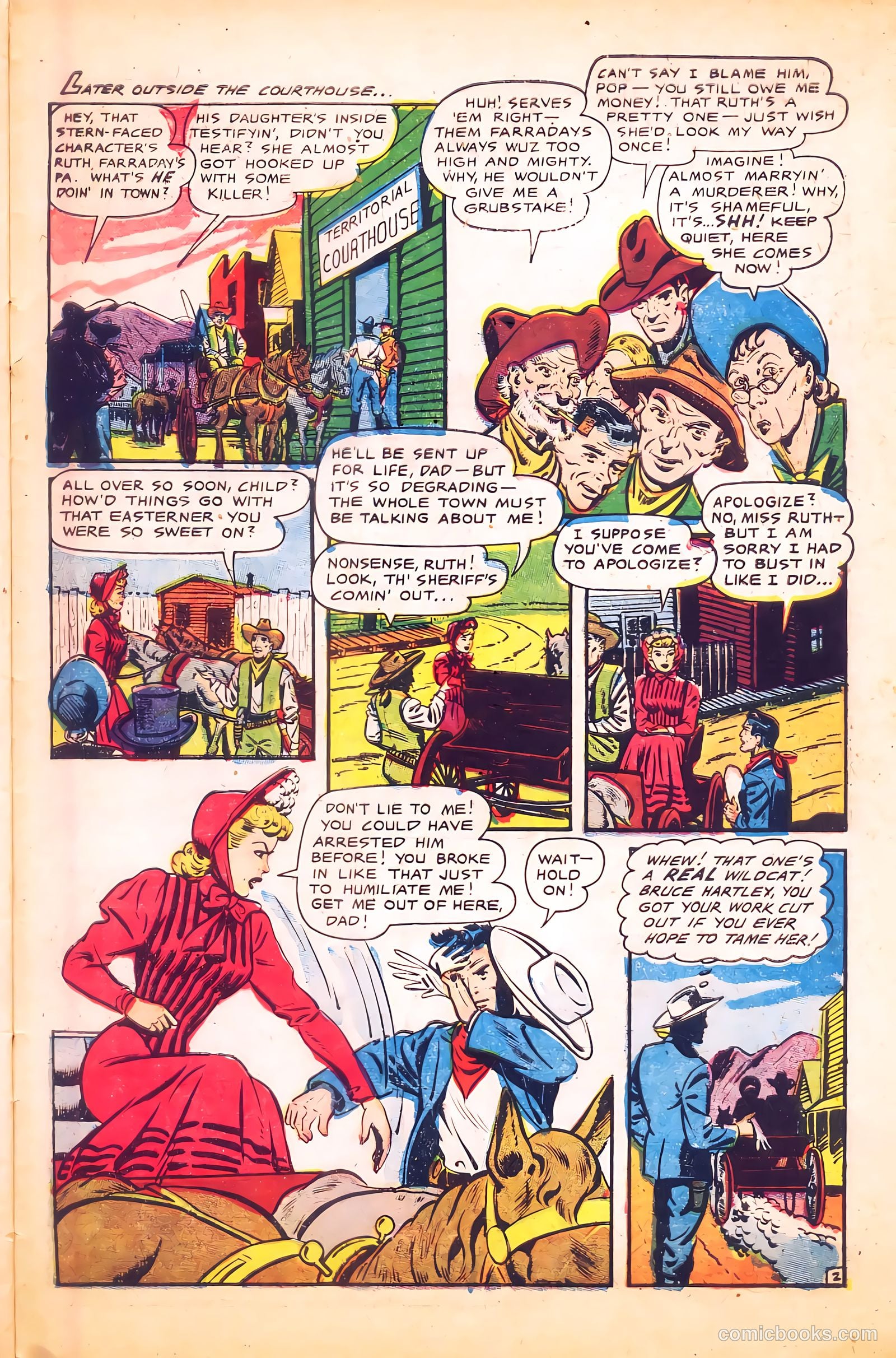 Cowgirl Romances #9 (1952) — page 27 of 36