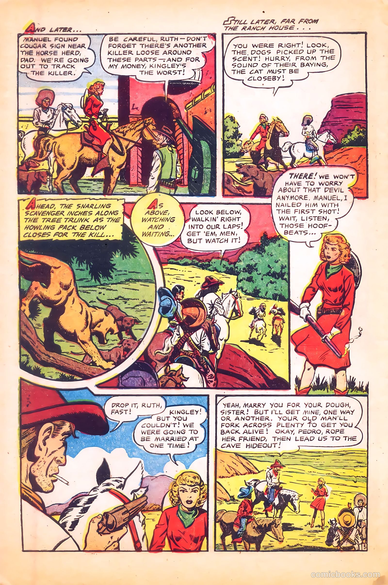 Cowgirl Romances #9 (1952) — page 30 of 36