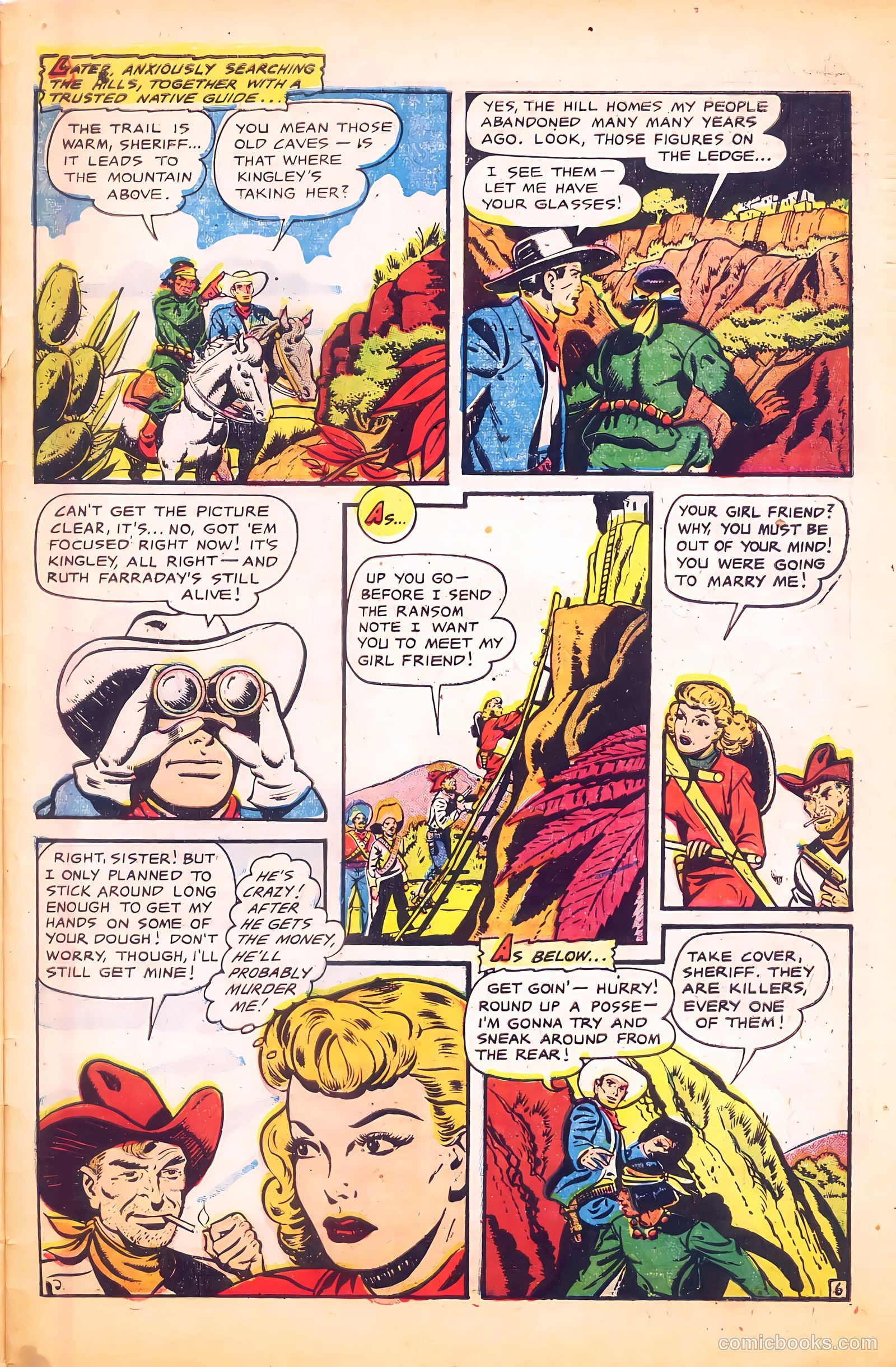 Cowgirl Romances #9 (1952) — page 31 of 36
