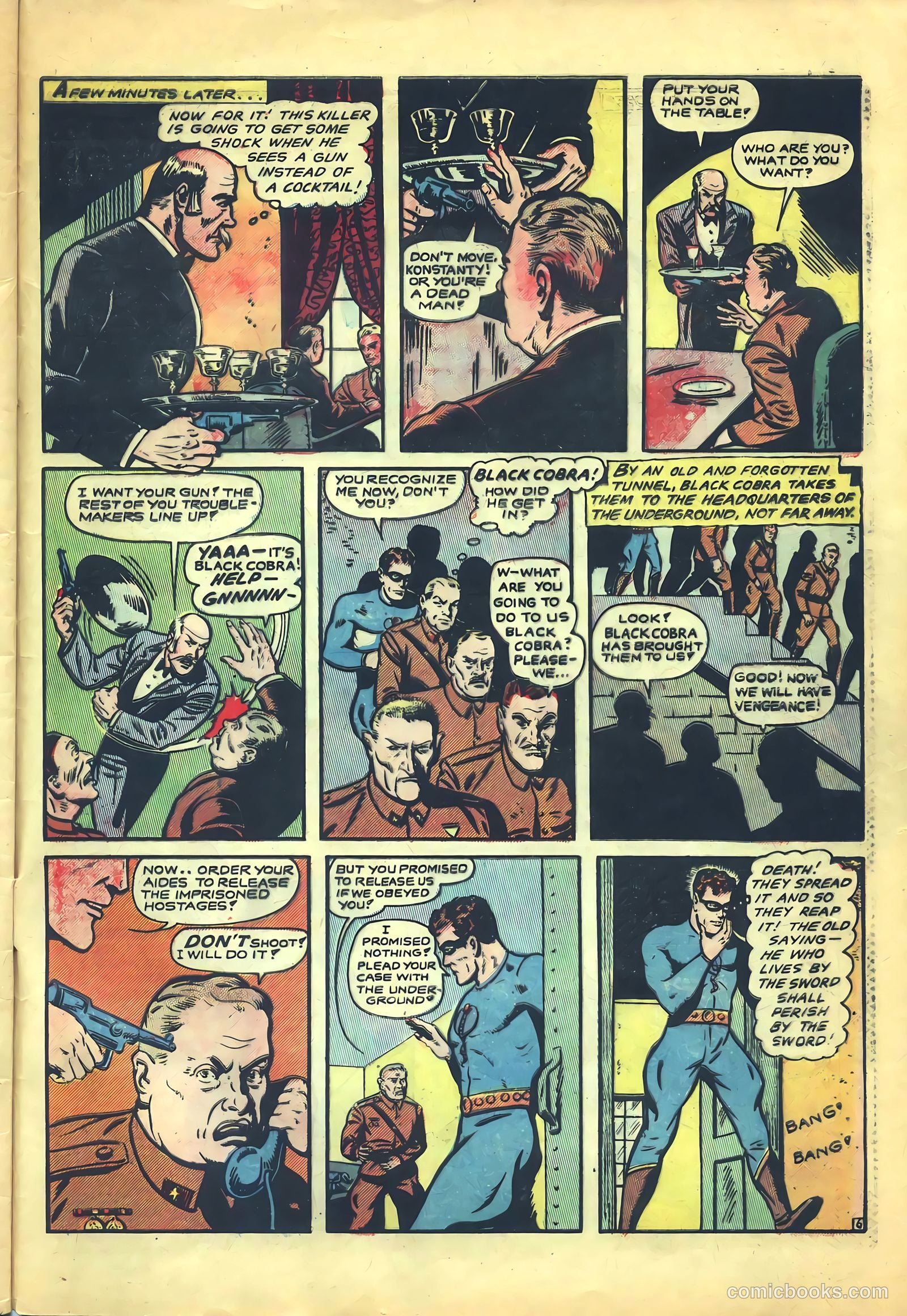 Crack Comics #1 (1940) — page 33 of 36