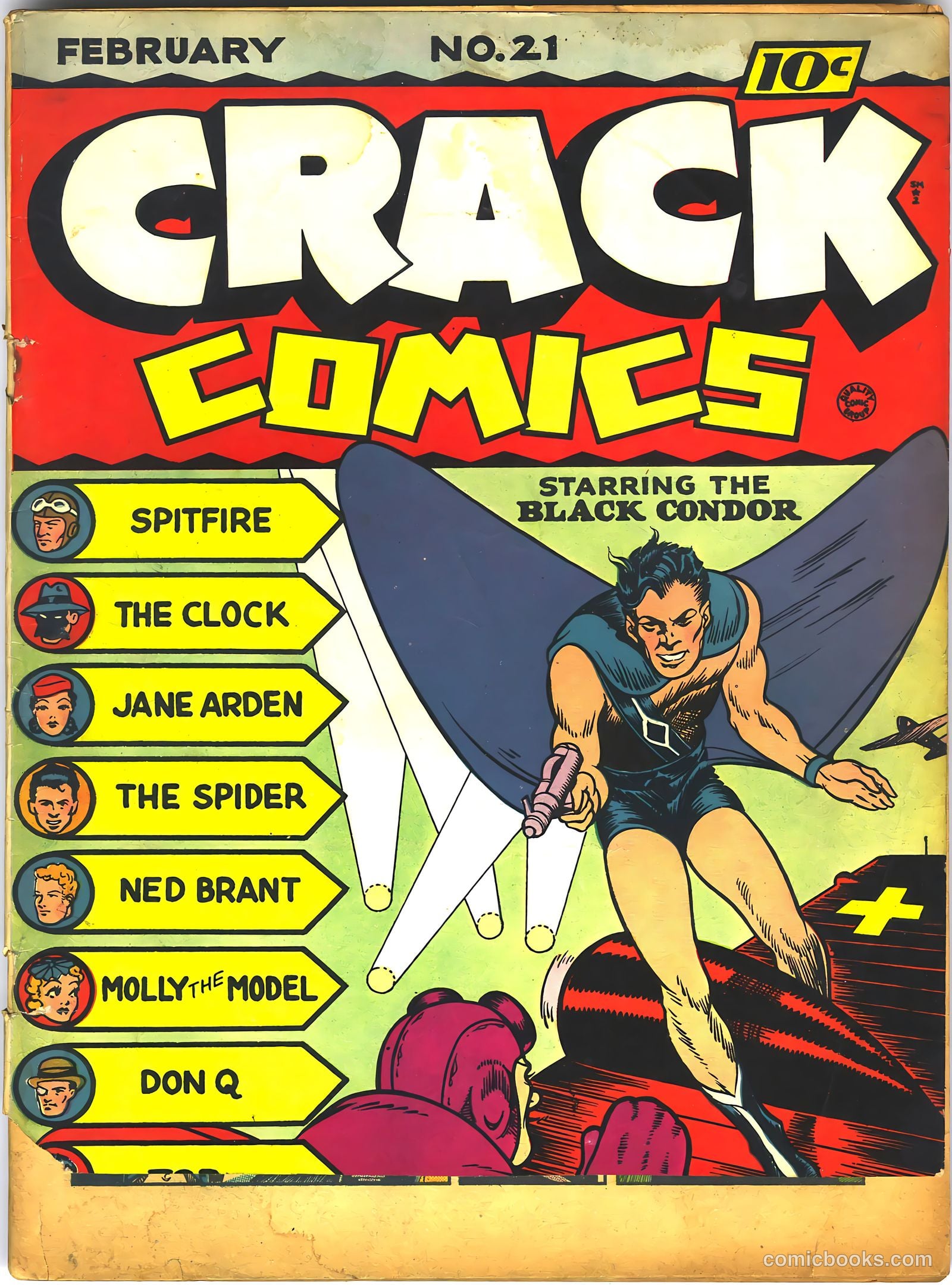 Crack Comics #21 (1942) — page 1