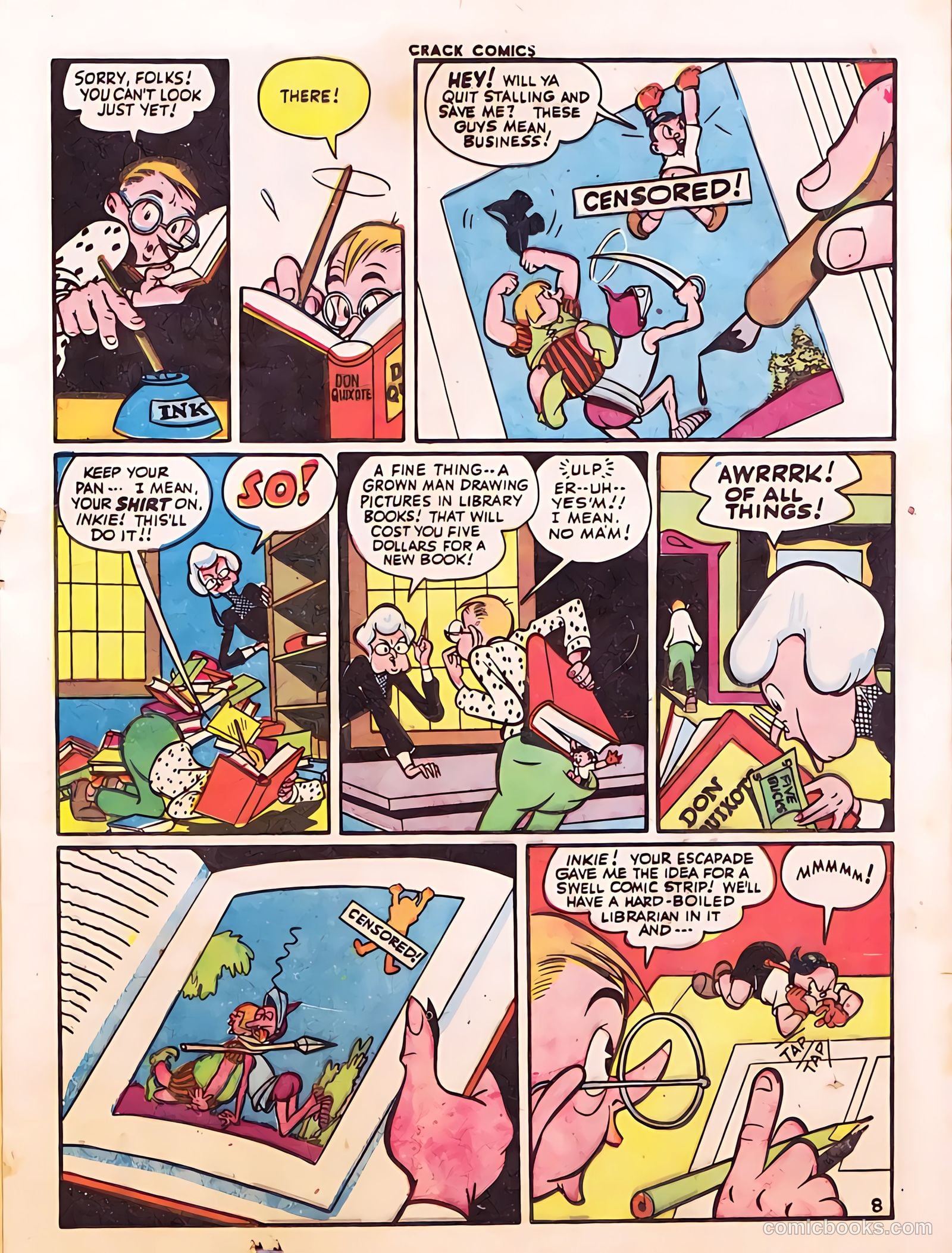 Crack Comics #33 (1944) — page 9