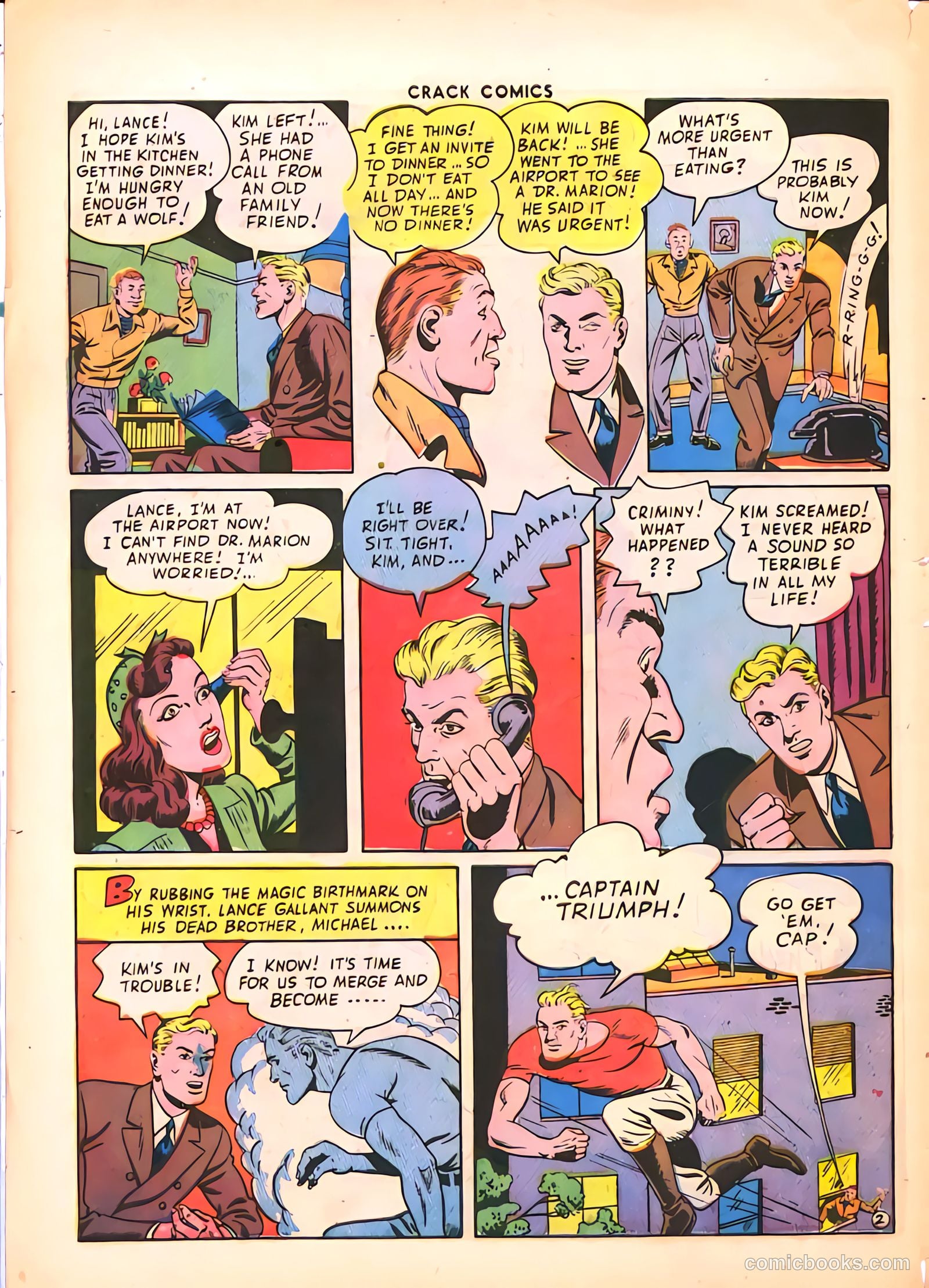 Crack Comics #34 (1944) — page 4