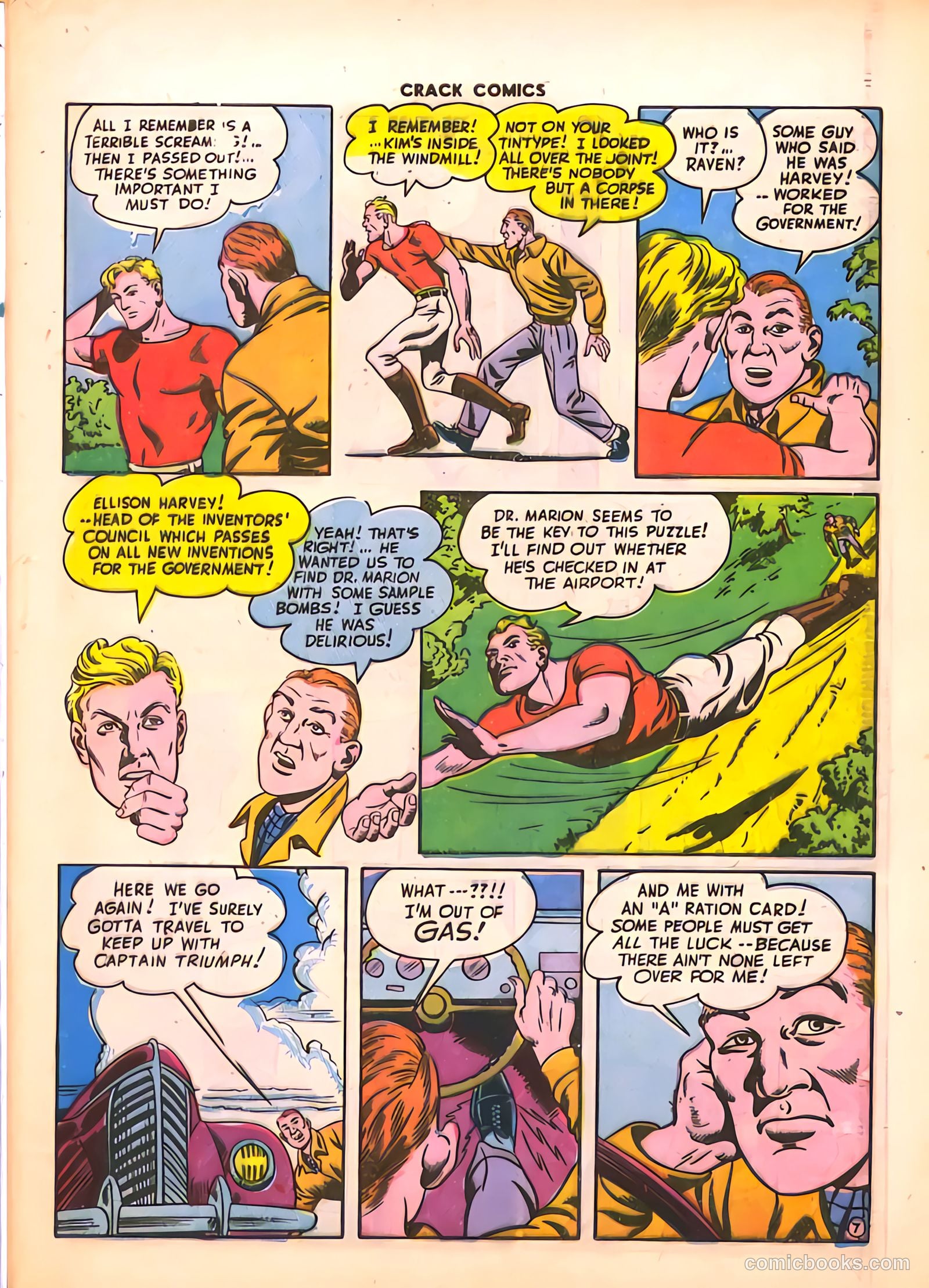 Crack Comics #34 (1944) — page 9