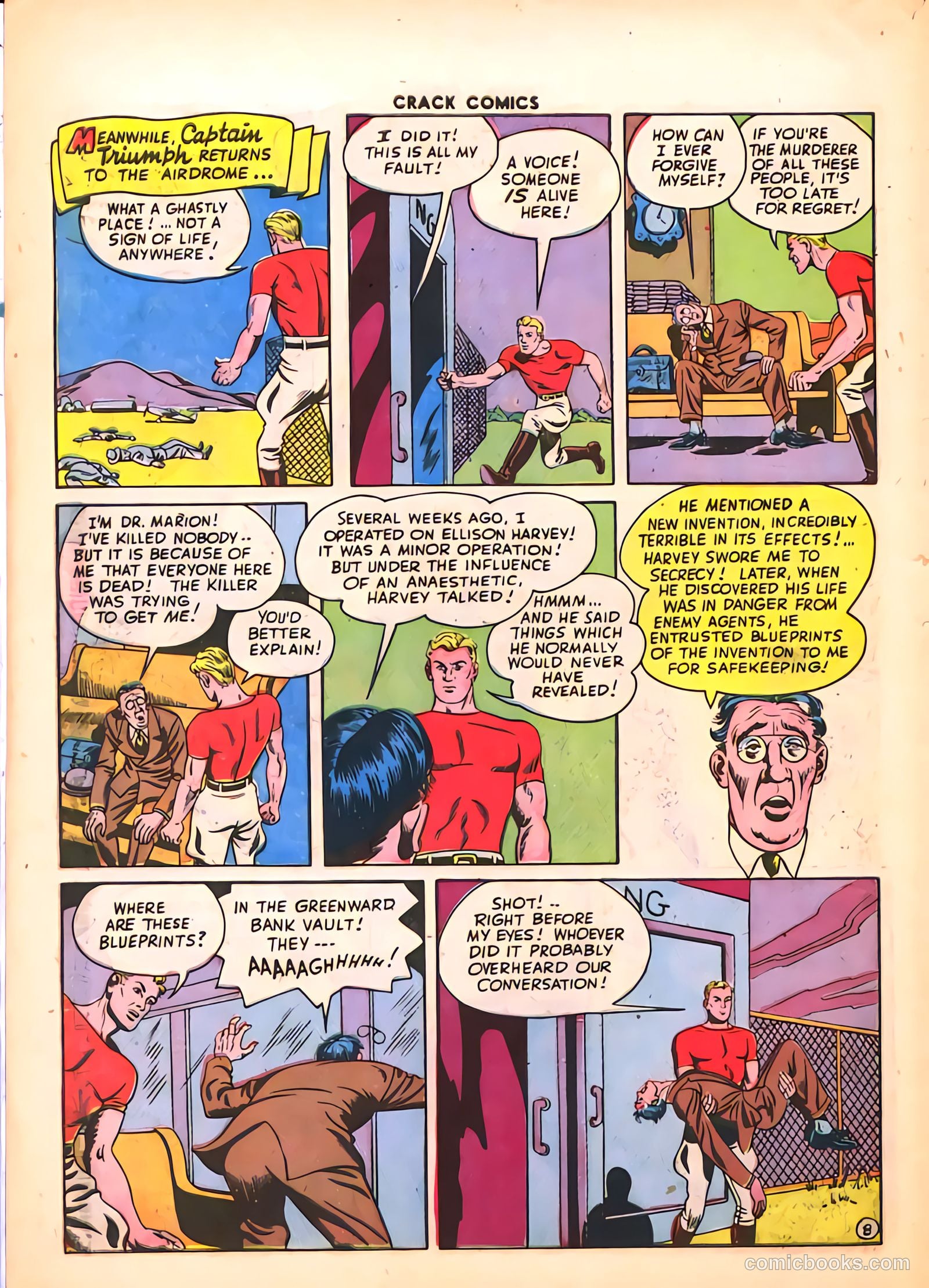 Crack Comics #34 (1944) — page 10