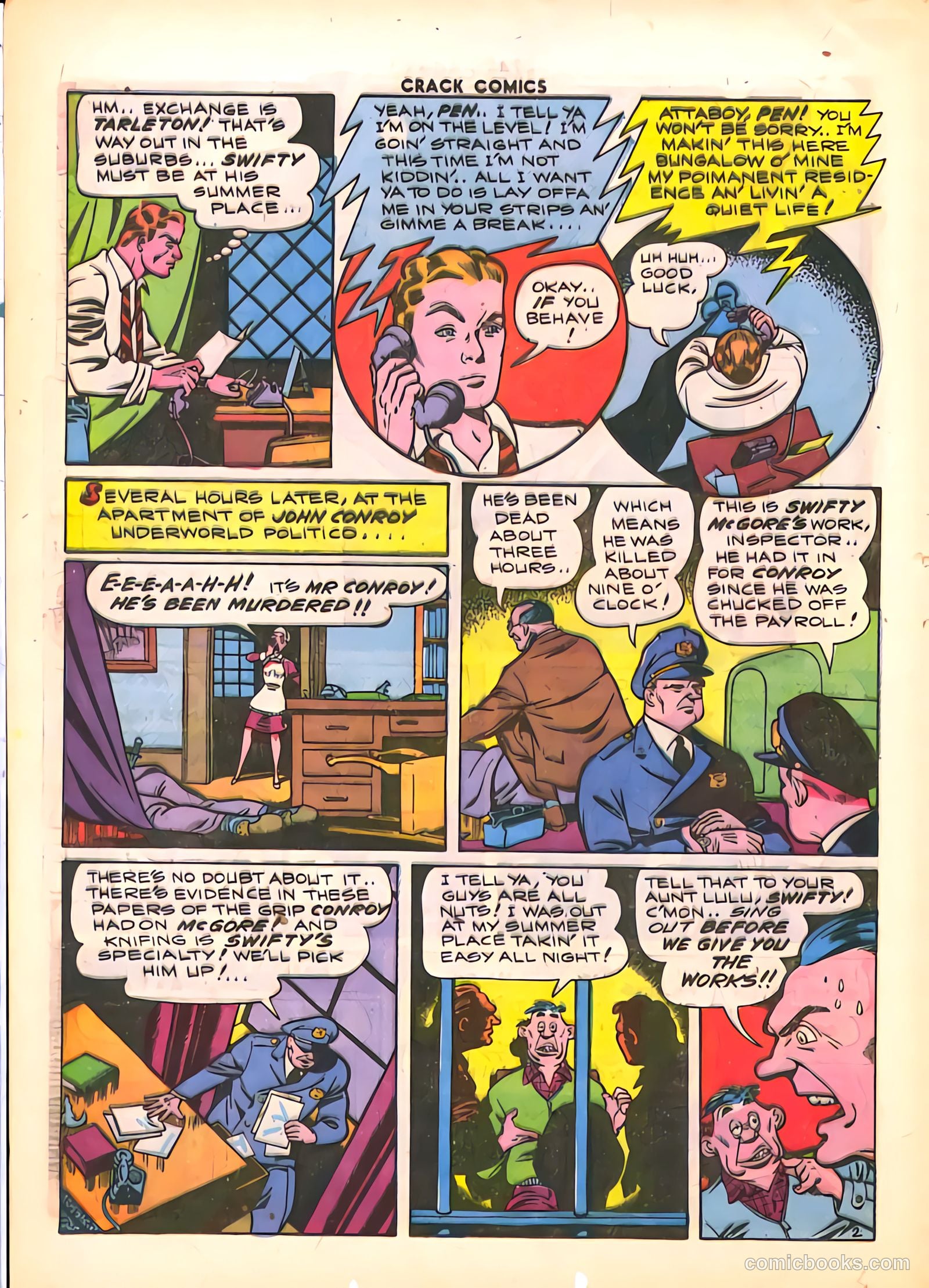Crack Comics #34 (1944) — page 20