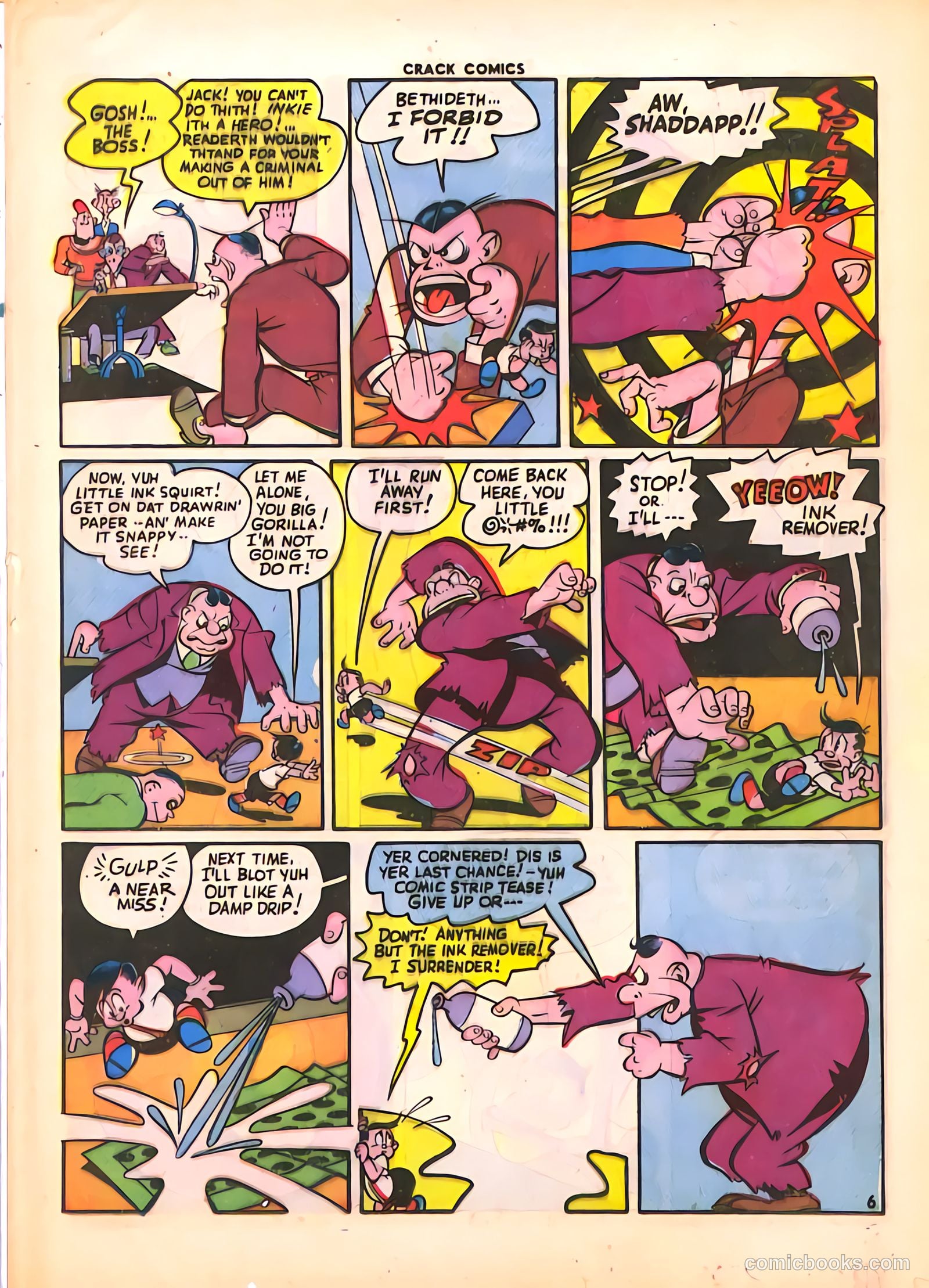 Crack Comics #34 (1944) — page 37