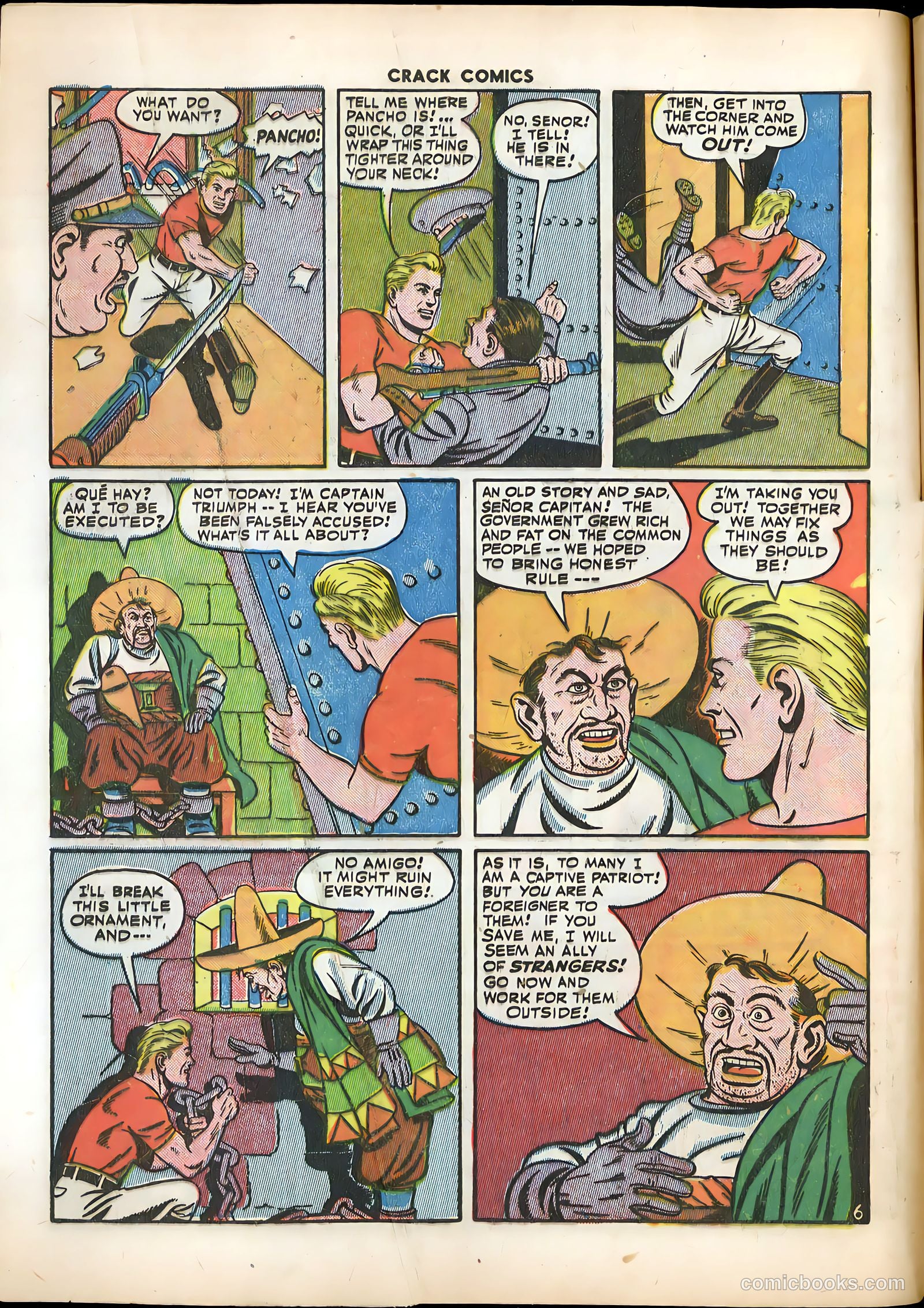 Crack Comics #36 (1944) — page 8