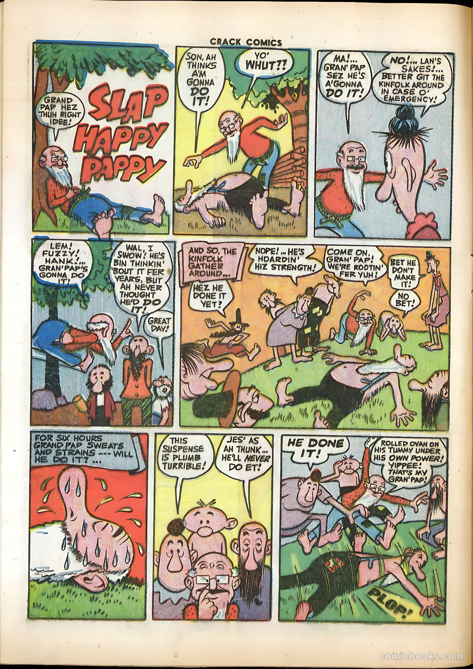 Crack Comics #36 (1944) — page 18