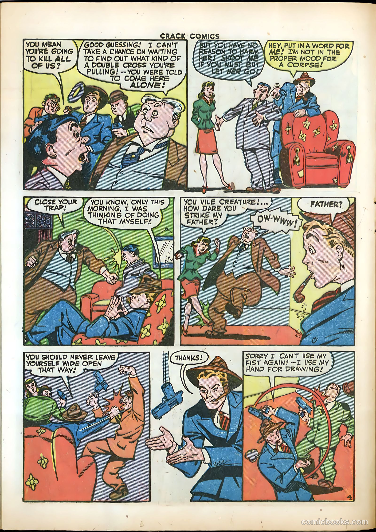Crack Comics #36 (1944) — page 22