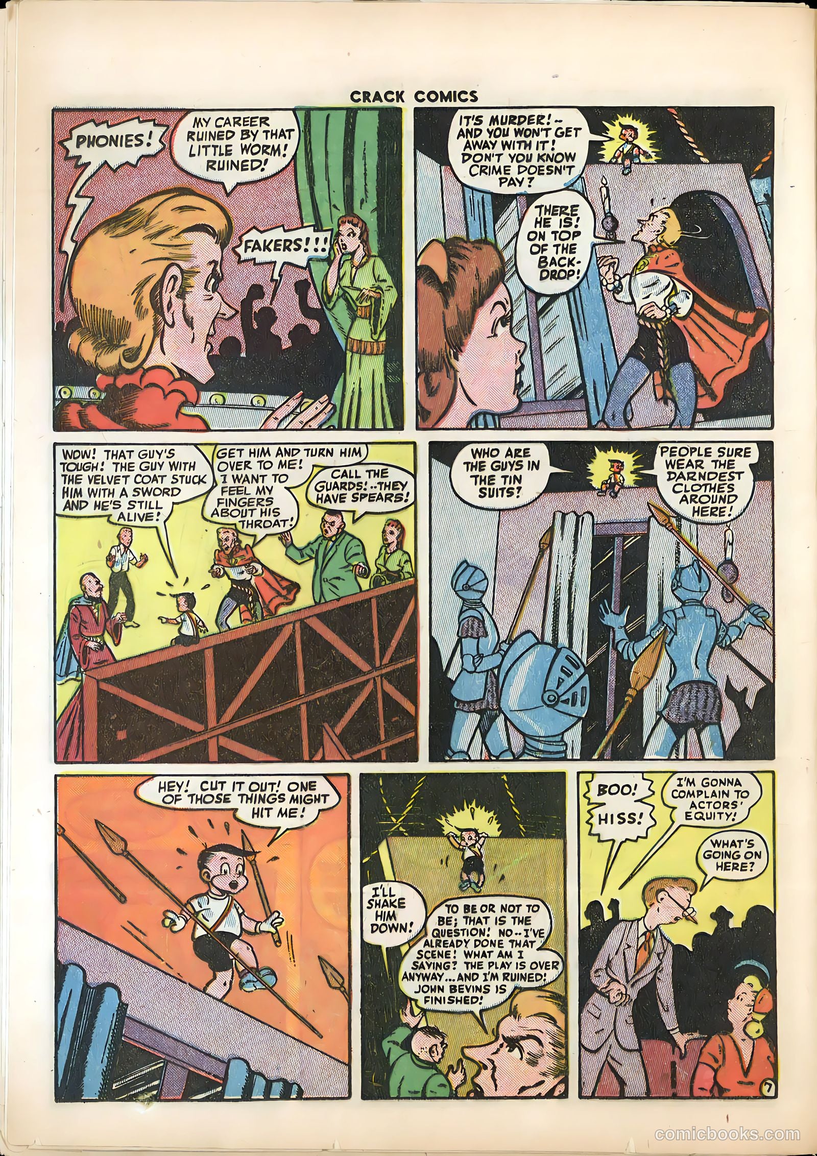 Crack Comics #36 (1944) — page 38