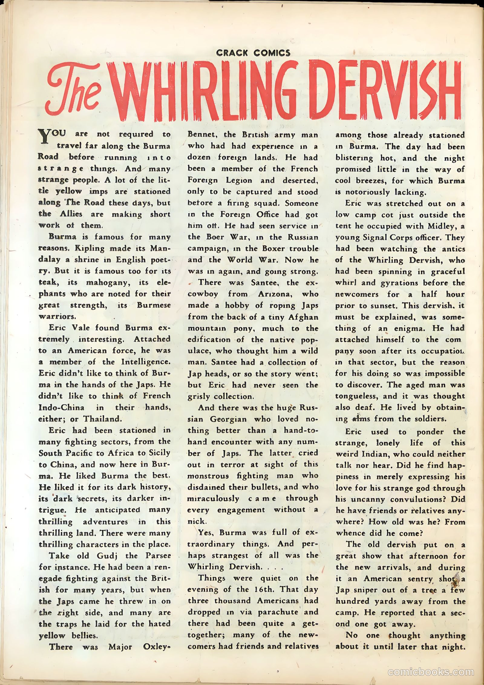 Crack Comics #36 (1944) — page 40