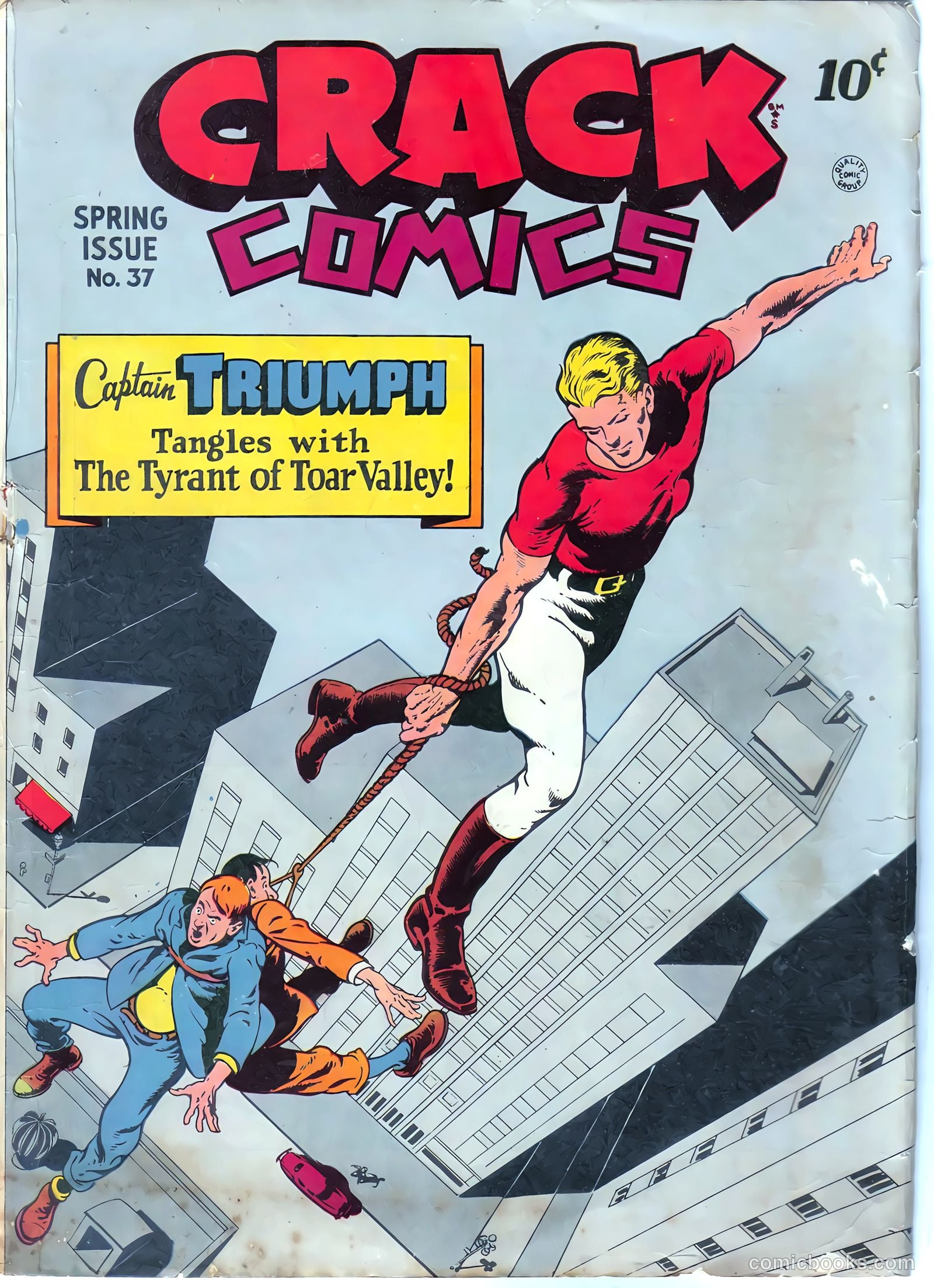 Crack Comics #37 (1945) — page 1